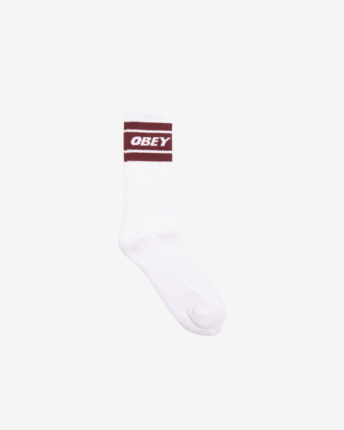 CALZINI OBEY COOPER II Bianco Bordeaux