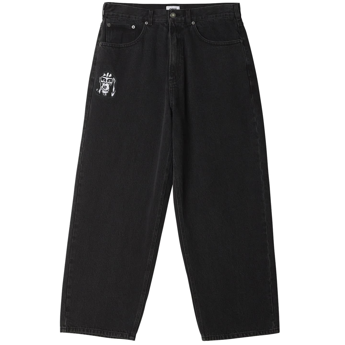 OBEY BIGWIG KINGPIN BAGGY DENIM nero 