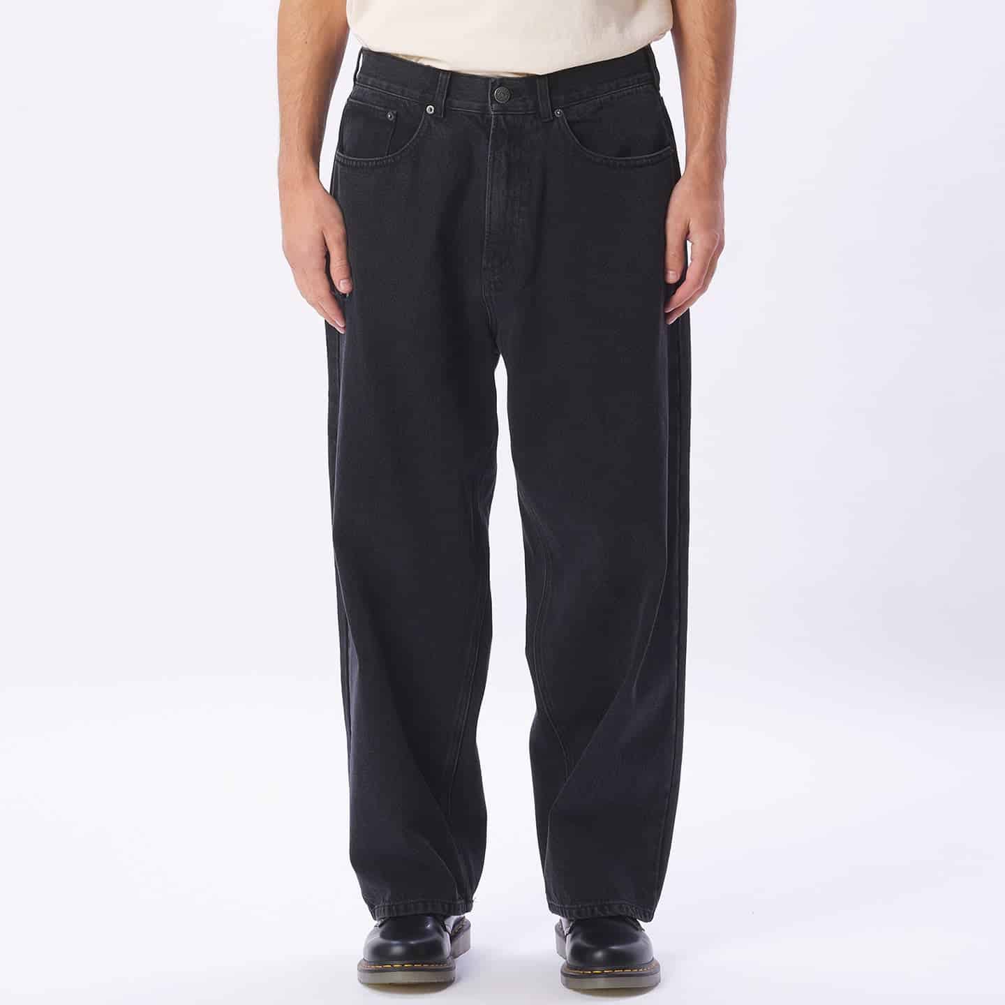 OBEY BIGWIG KINGPIN BAGGY DENIM nero 