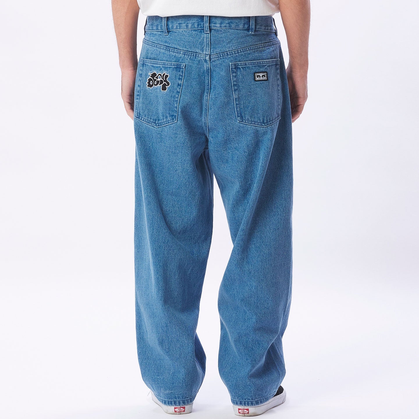 OBEY BIGWIG KINGPIN BAGGY DENIM indaco 