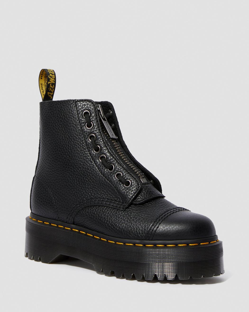 DR MARTENS STIVALI PLATFORM SINCLAIR NERO