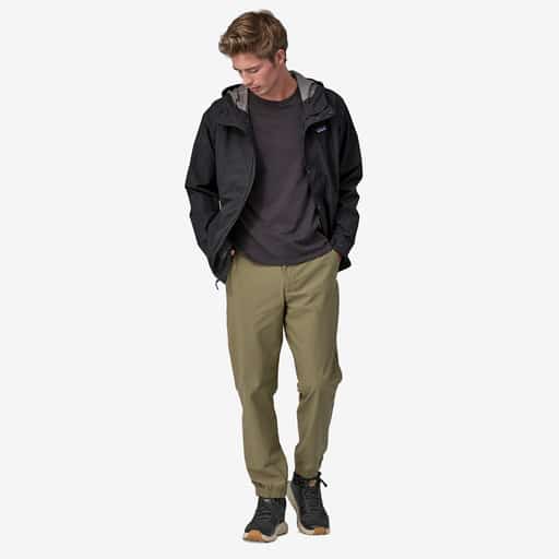 Giacca impermeabile antipioggia PATAGONIA Jackson Glacier da uomo INK BLACK