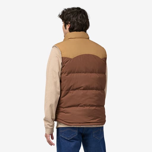 Gilet reversibile in piumino PATAGONIA da uomo MOOSE BROWN 