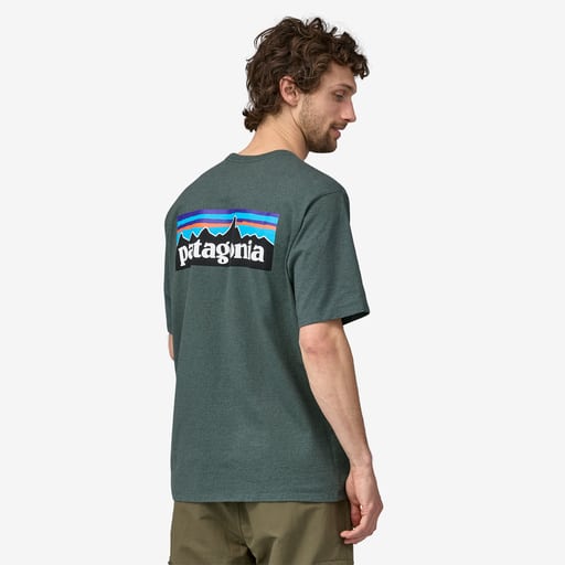 PATAGONIA P-6 Logo T-Shirt uomo Nouveau Green