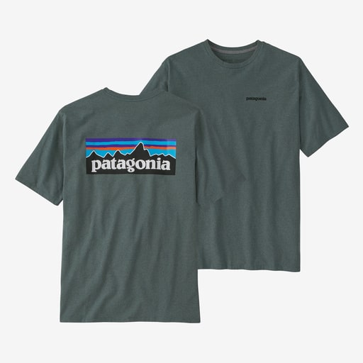 PATAGONIA Men's P-6 Logo Responsibili-Tee® Nouveau Green 