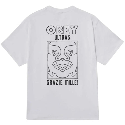 OBEY T-SHIRT ULTRAS WHITE