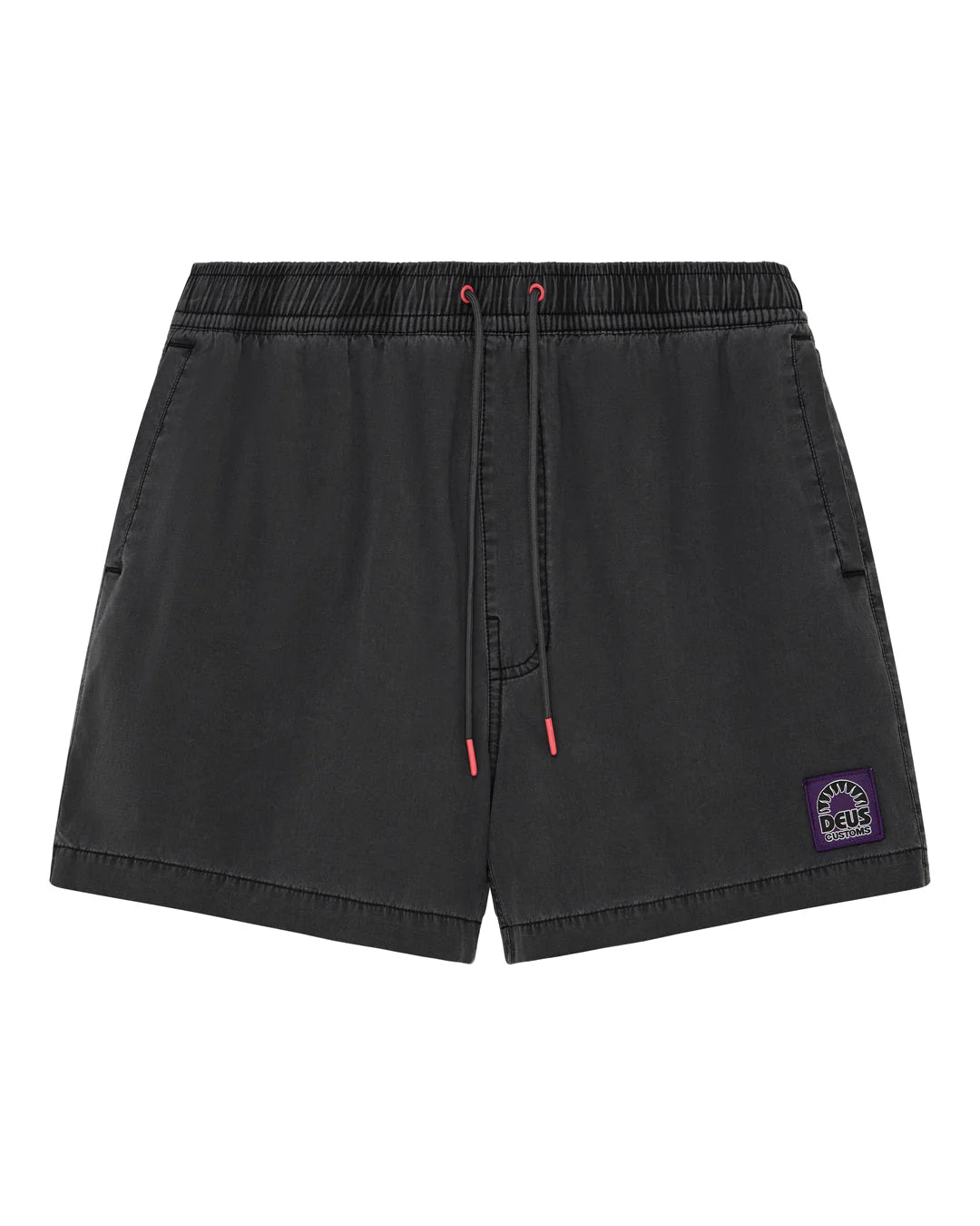 DEUS EX MACHINA Shorts Sandbar Garment Dyed Mesh Anthracite