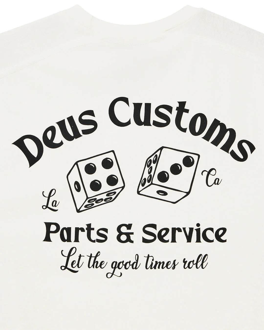 DEUS EX MACHINA T-shirt Smanicata Knucklebones Dirty White