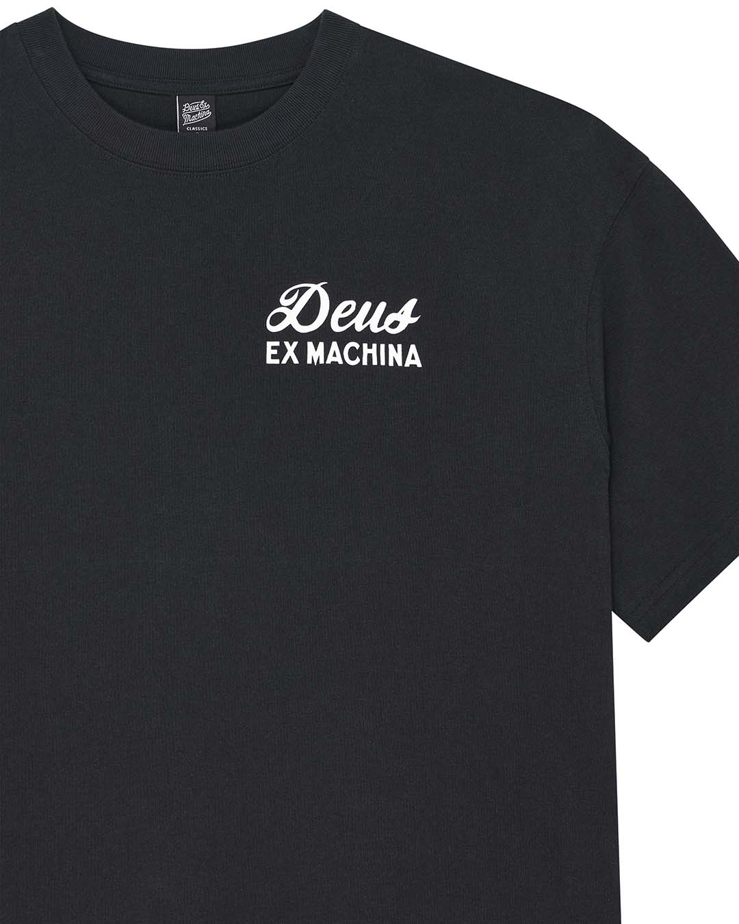 DEUS EX MACHINA T-shirt Harajuku Sign Black