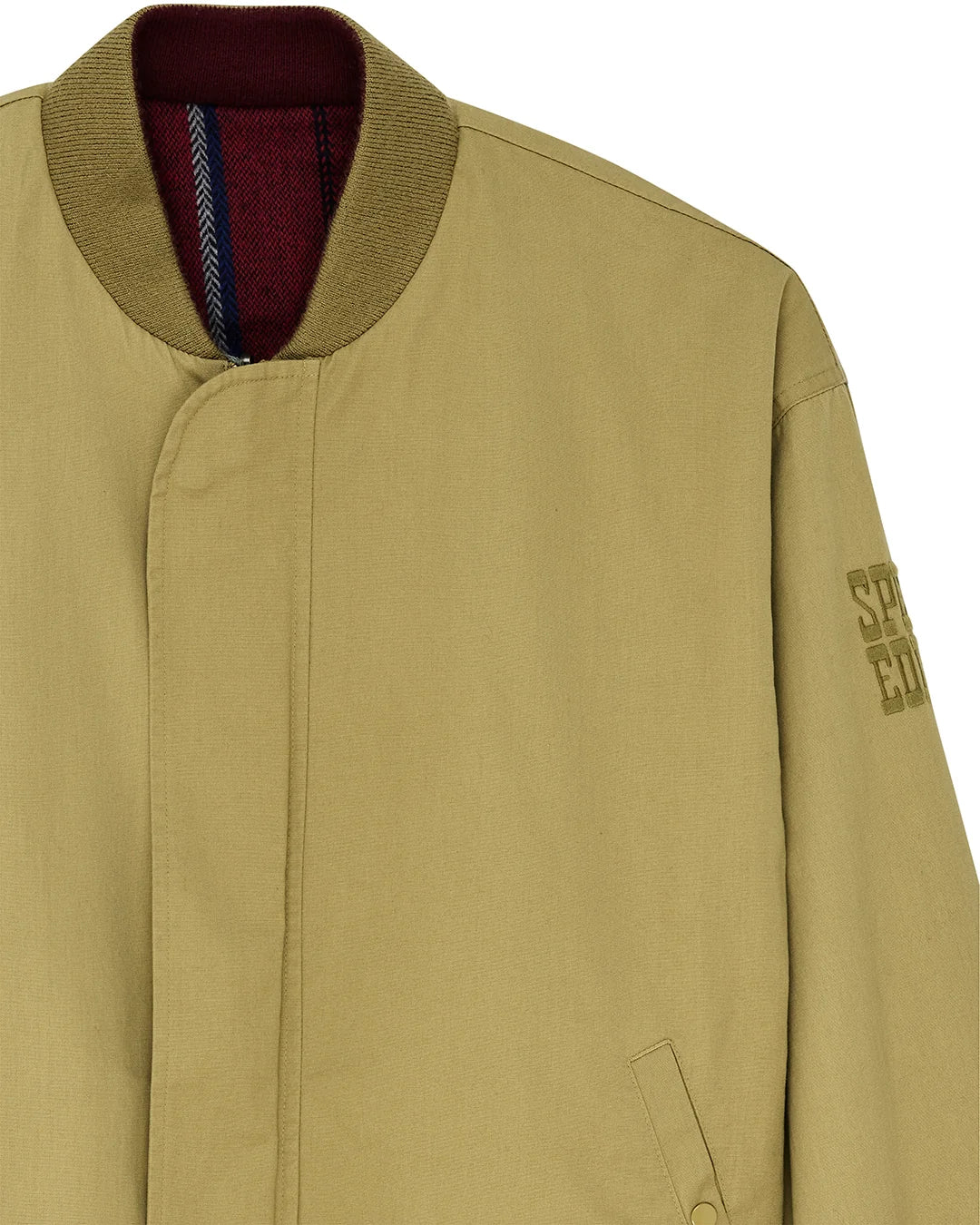 DEUS EX MACHINA Pendula Reversible Jacket Willow Green-Blanket Red