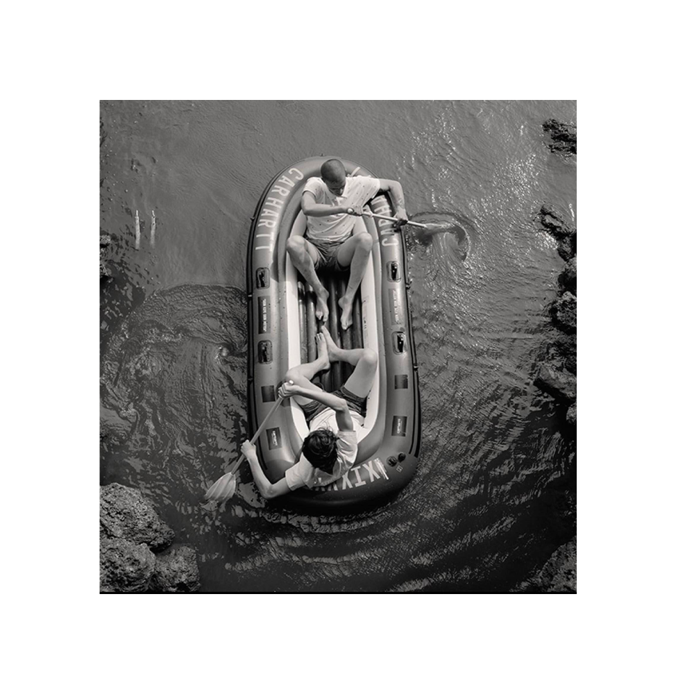 CARHARTT WIP Rubber Boat Black White