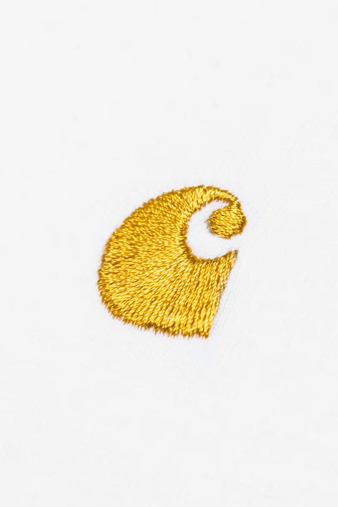 CARHARTT WIP S/S Chase T-Shirt White / Gold