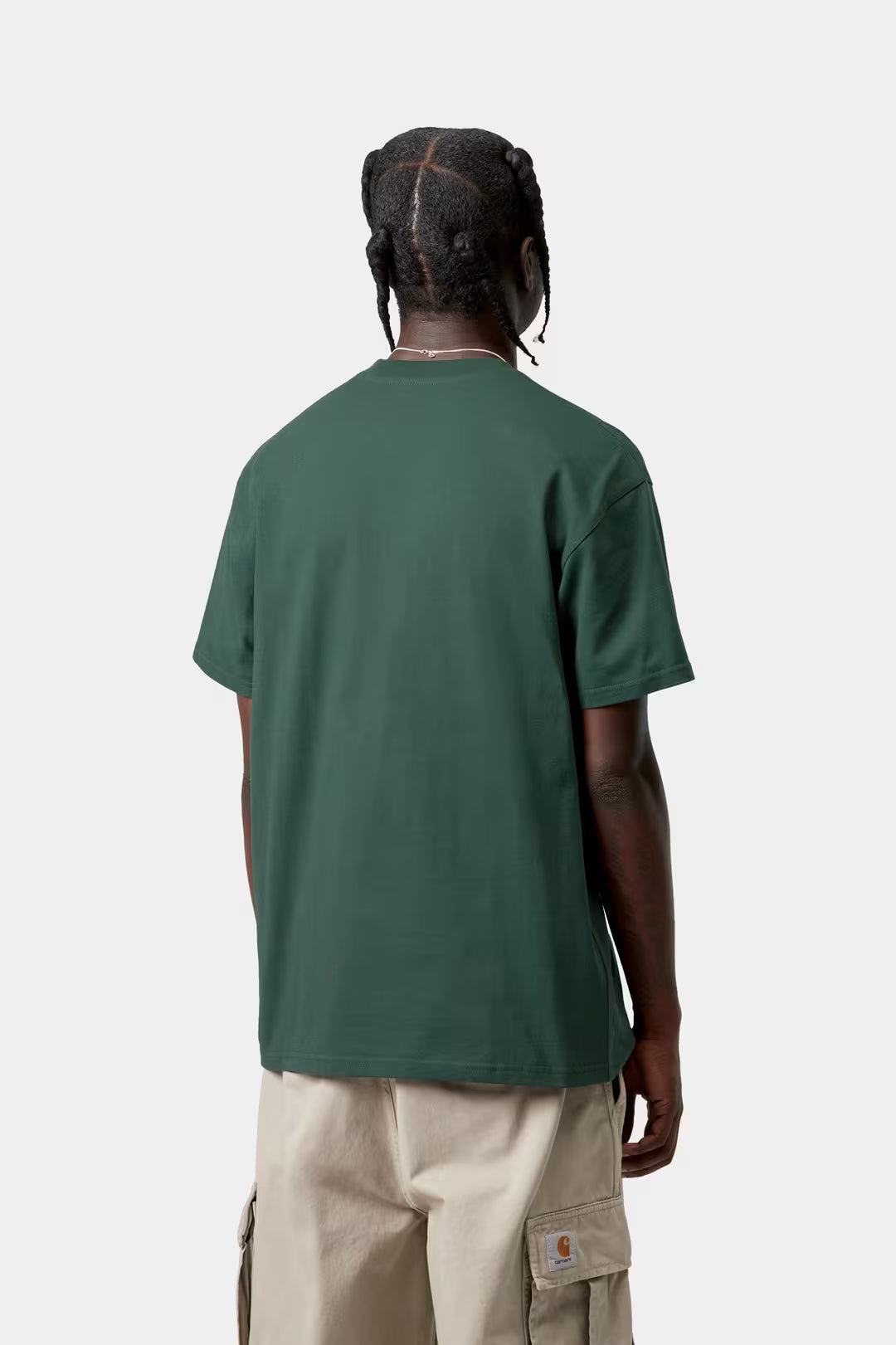 CARHARTT WIP S/S American Script T-Shirt Kale Green