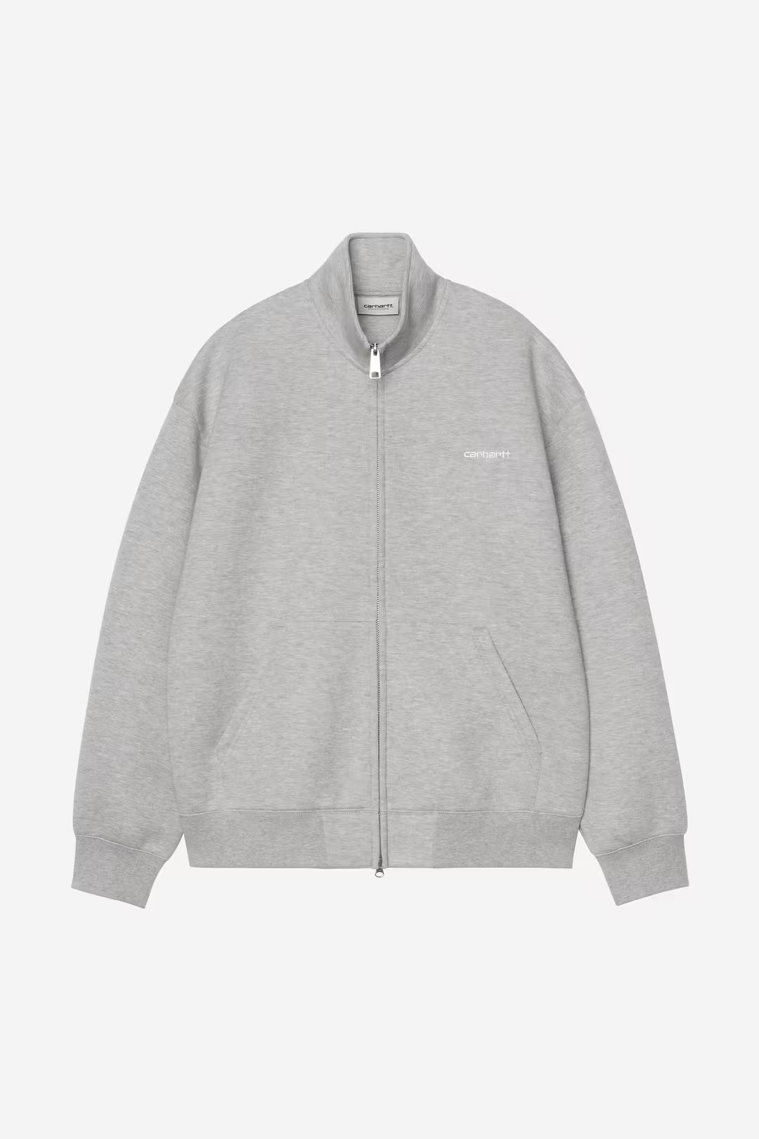 CARHARTT WIP Alda Zip Sweat Jacket Grey Heather / White
