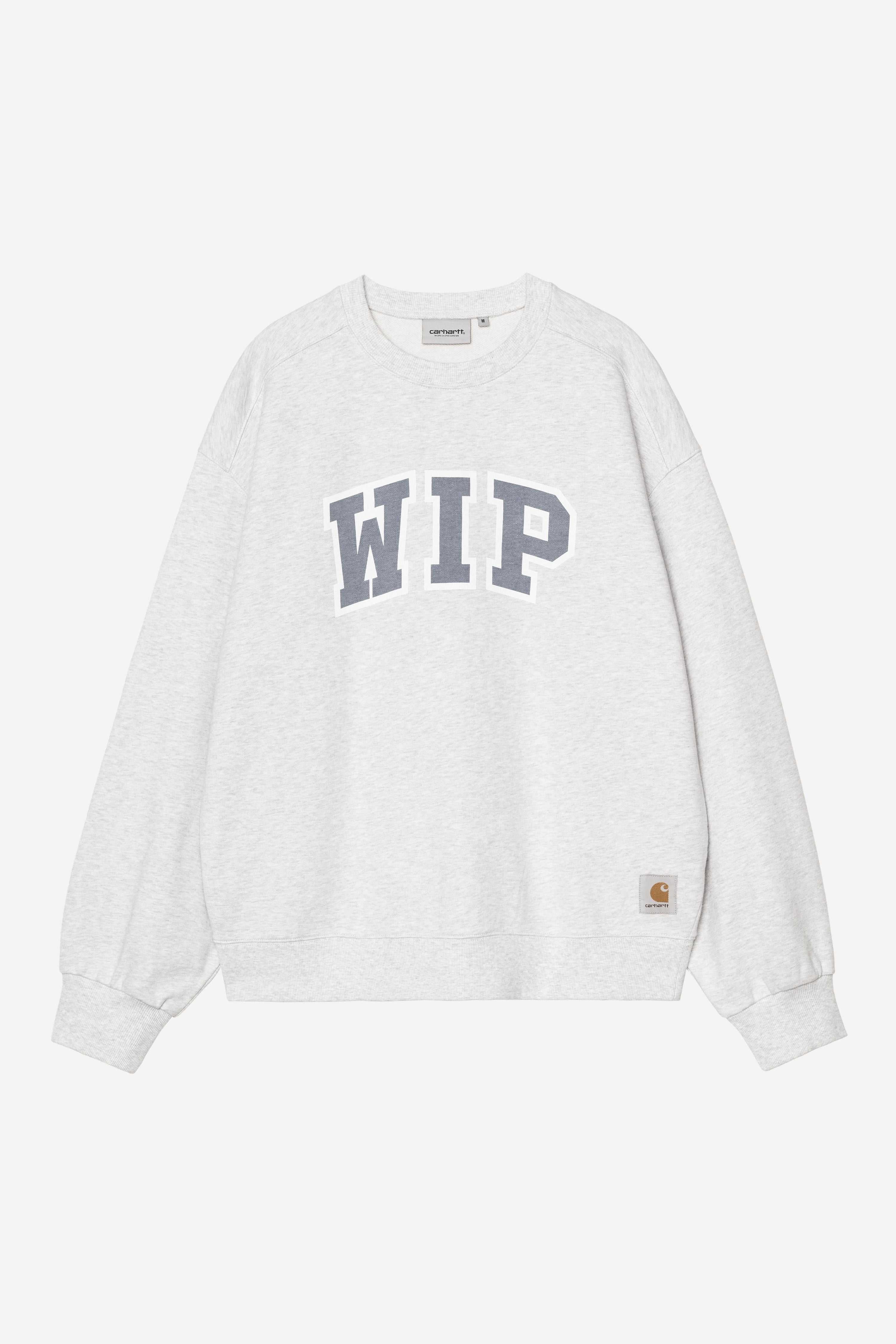 CARHARTT WIP WIP III Sweatshirt Ash Heather Heavy stone wash