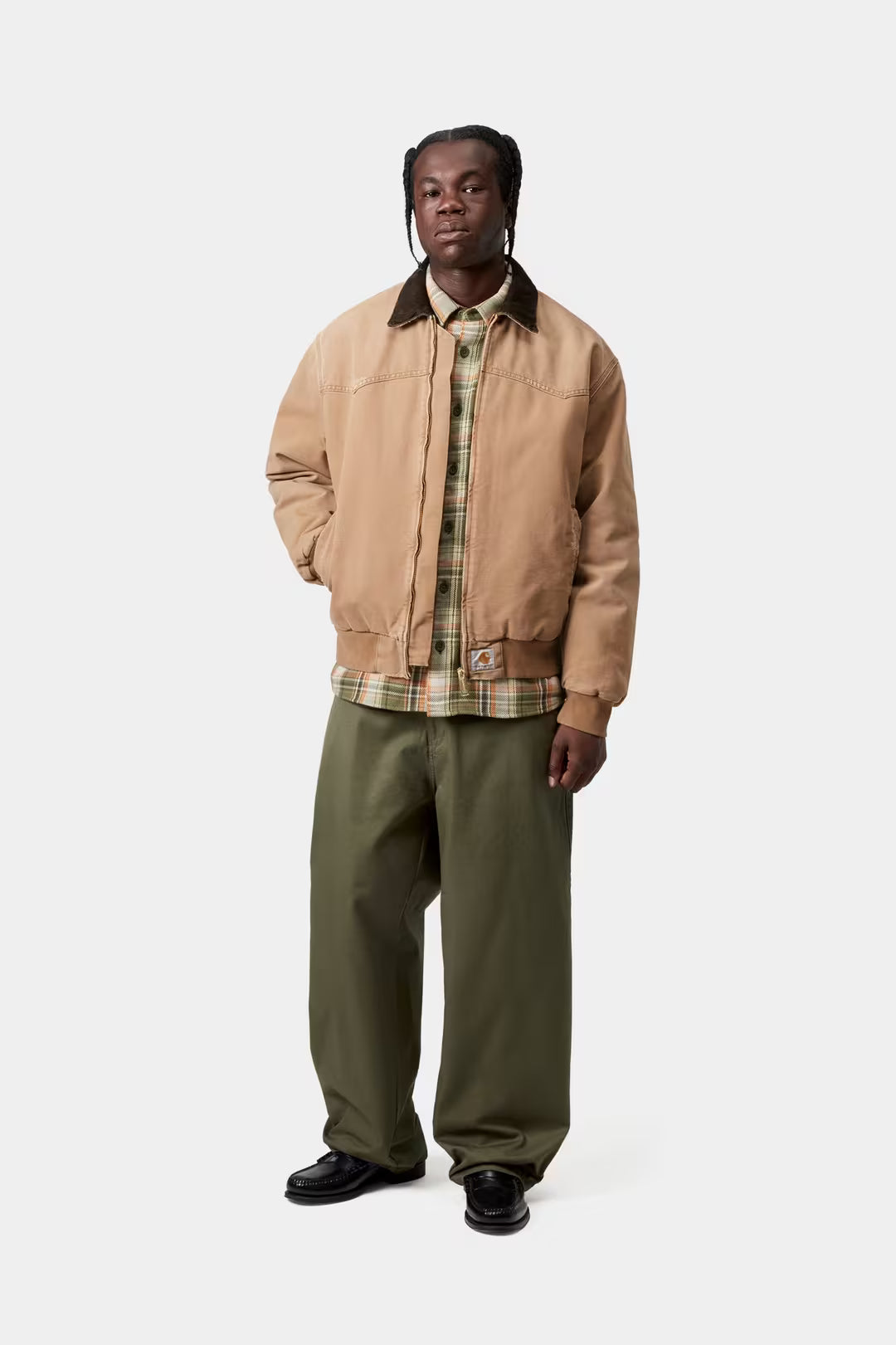 CARHARTT WIP OG Santa Fe Jacket Hamilton Brown / Tobacco, Grind washed