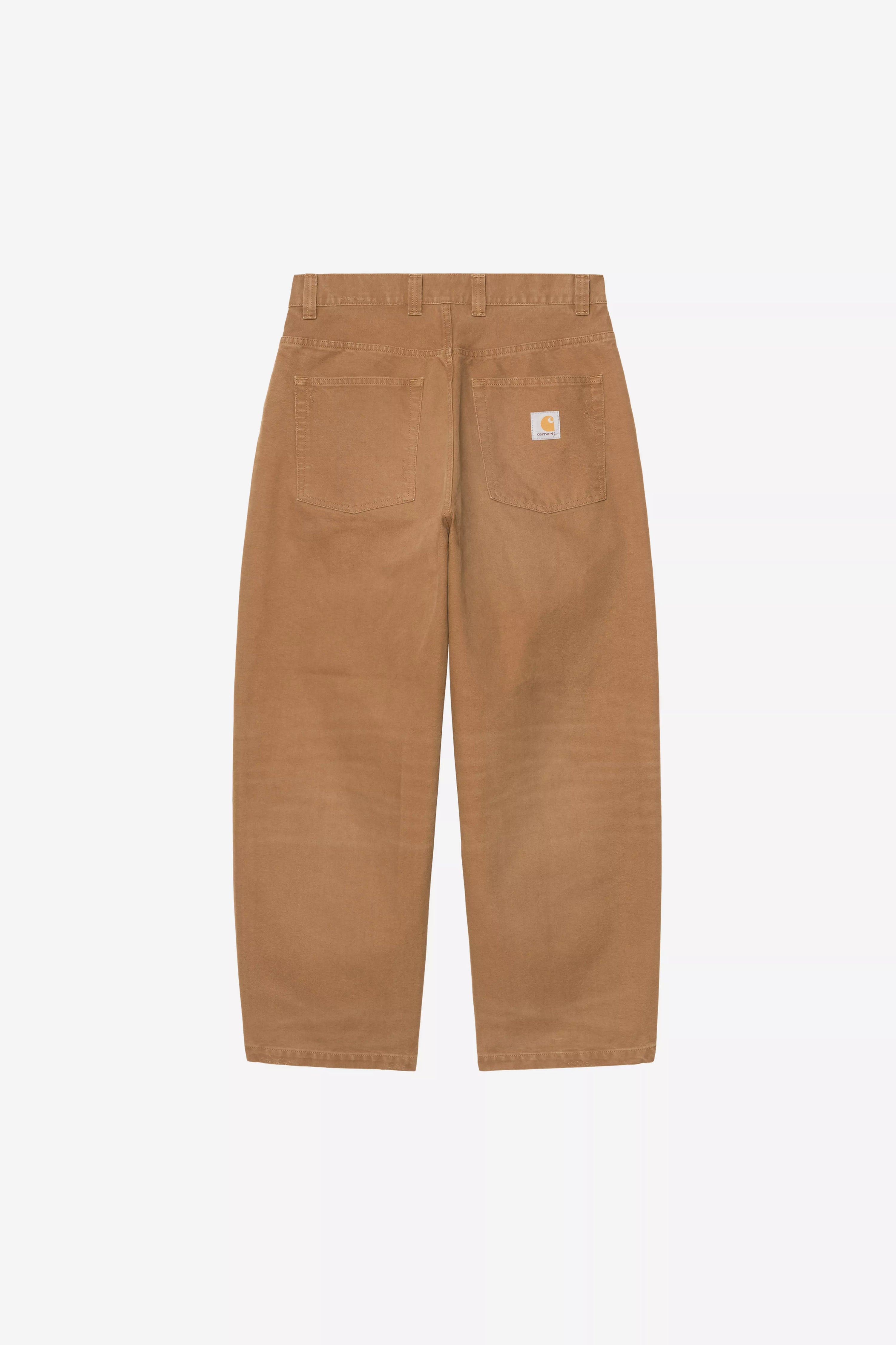 CARHARTT WIP Brandon Pant Hamilton Brown, Grind washed