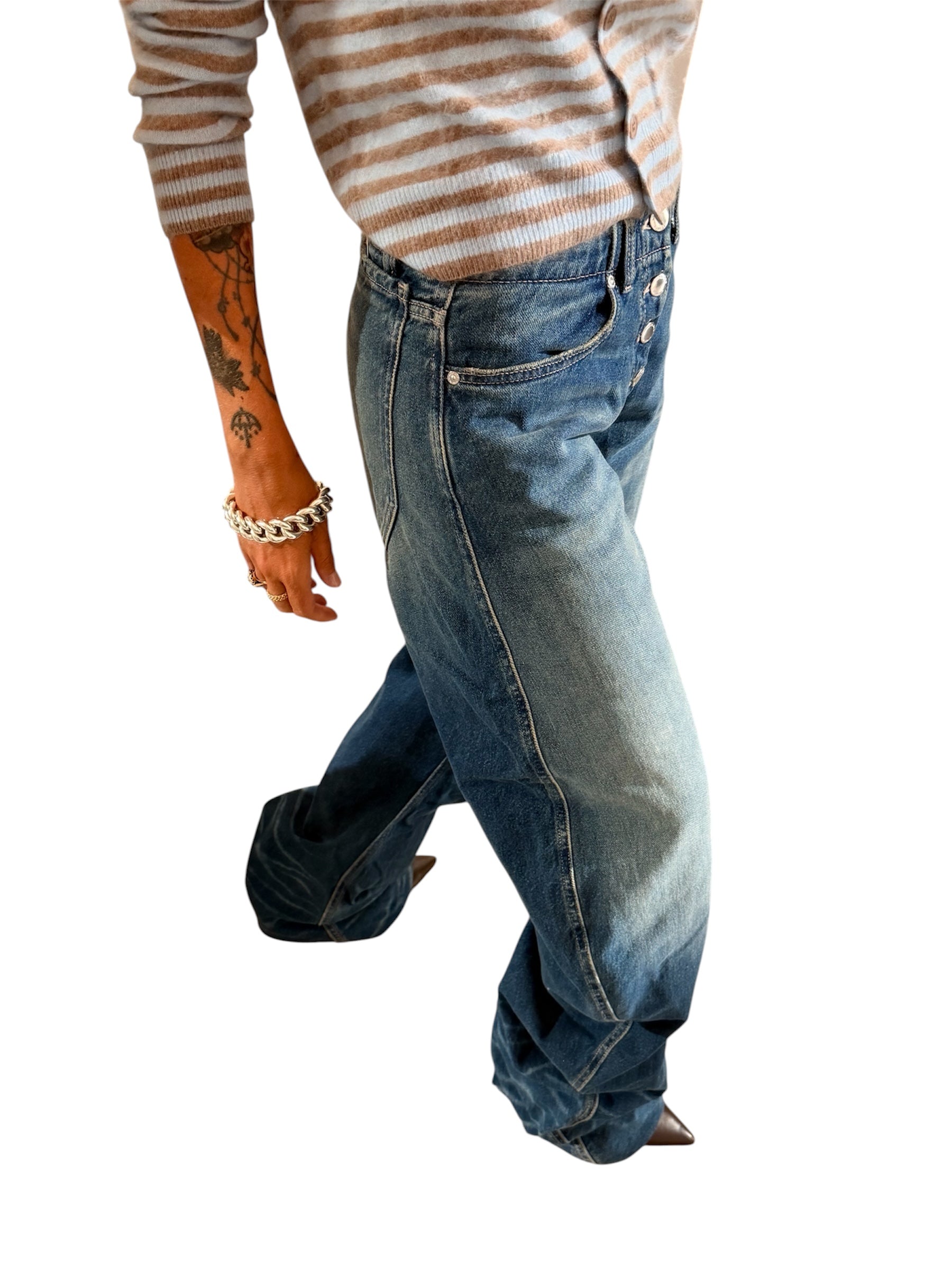 ICON DENIM Riri Stacked Barrel Jeans