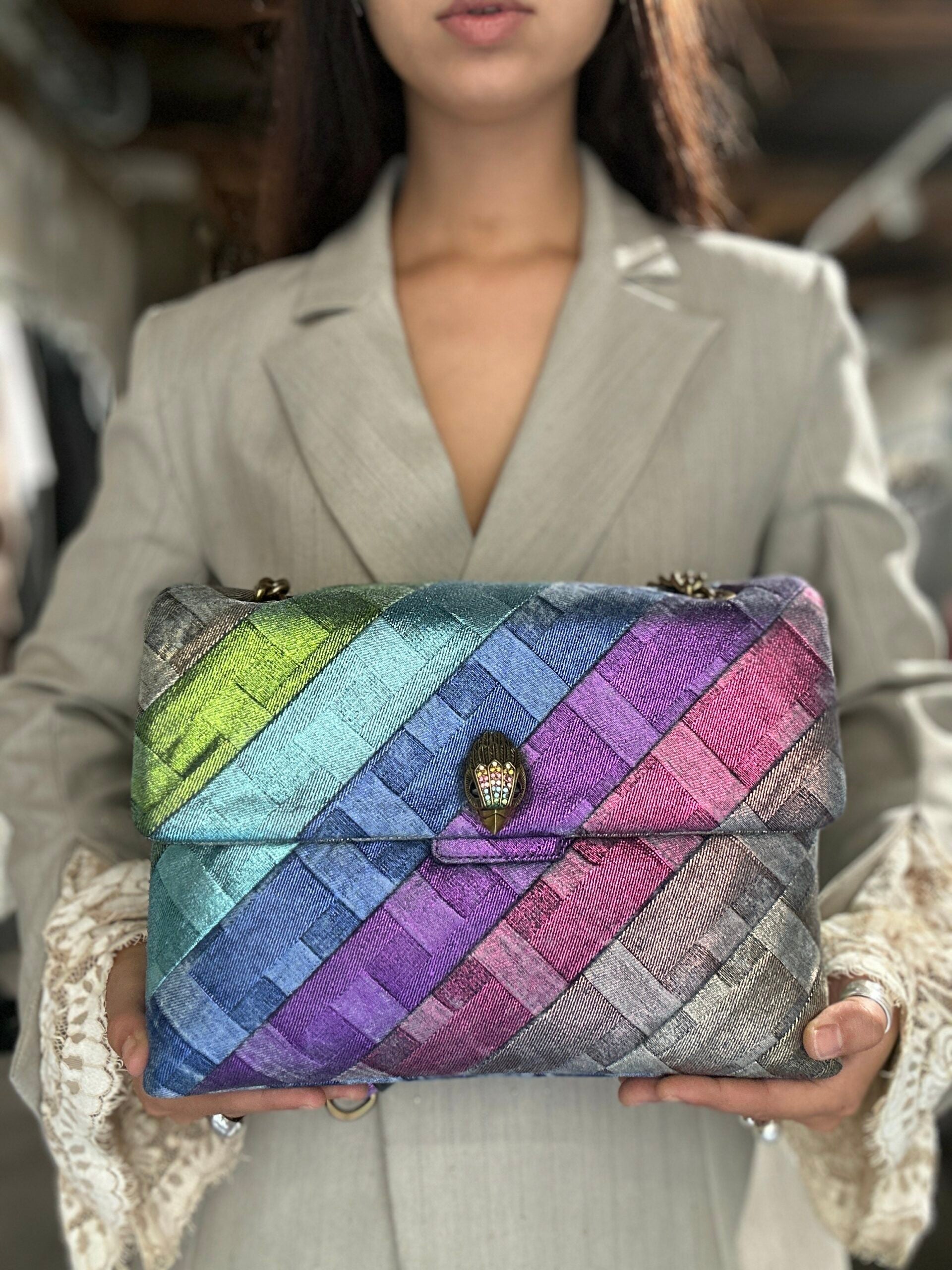 KURT GEIGER Borsa morbida Kensington grande multicolore 