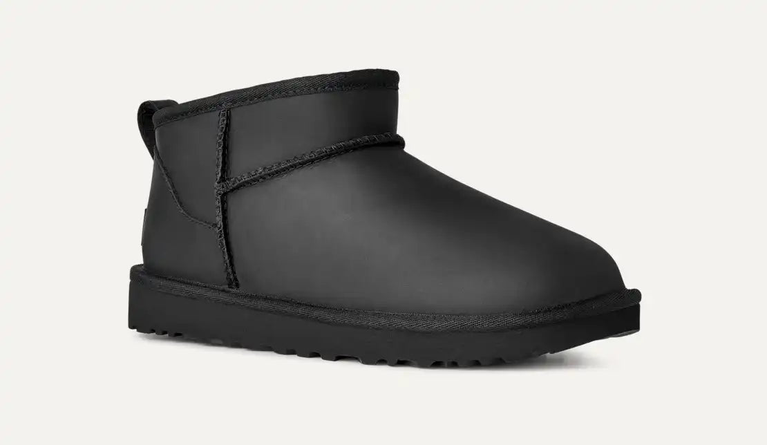 UGG Classic Ultra Mini Black Leather