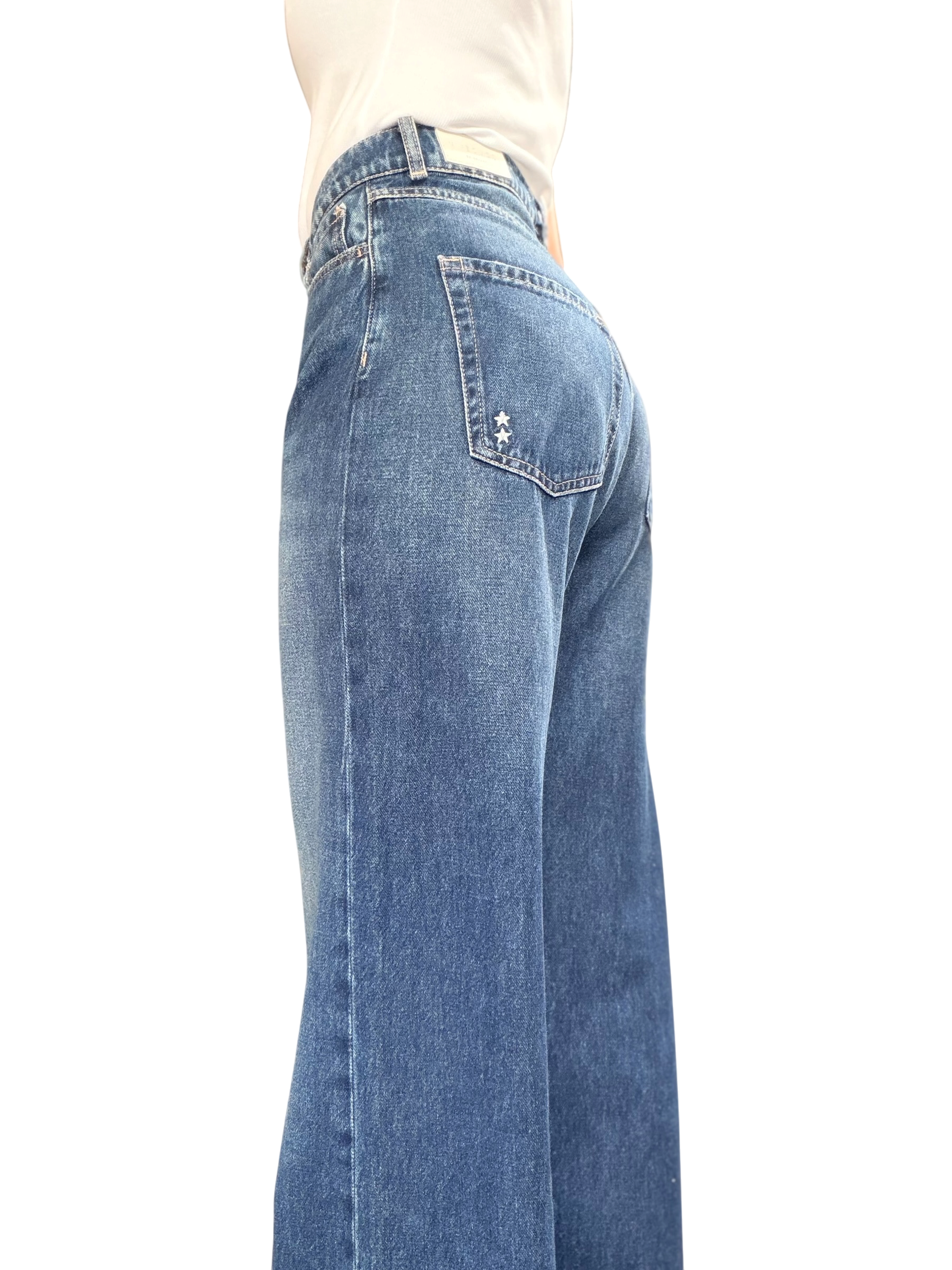 ICON DENIM Jeans Wide Leg DEBBY DEEP BLUE