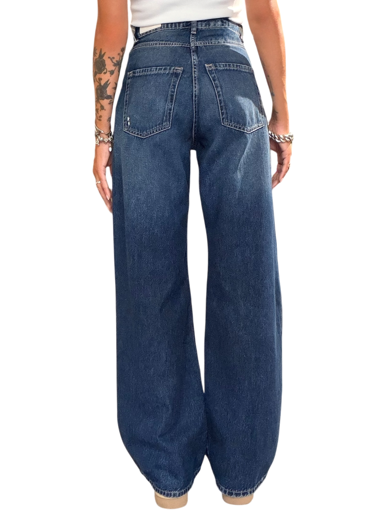 ICON DENIM Jeans Wide Leg DEBBY DEEP BLUE