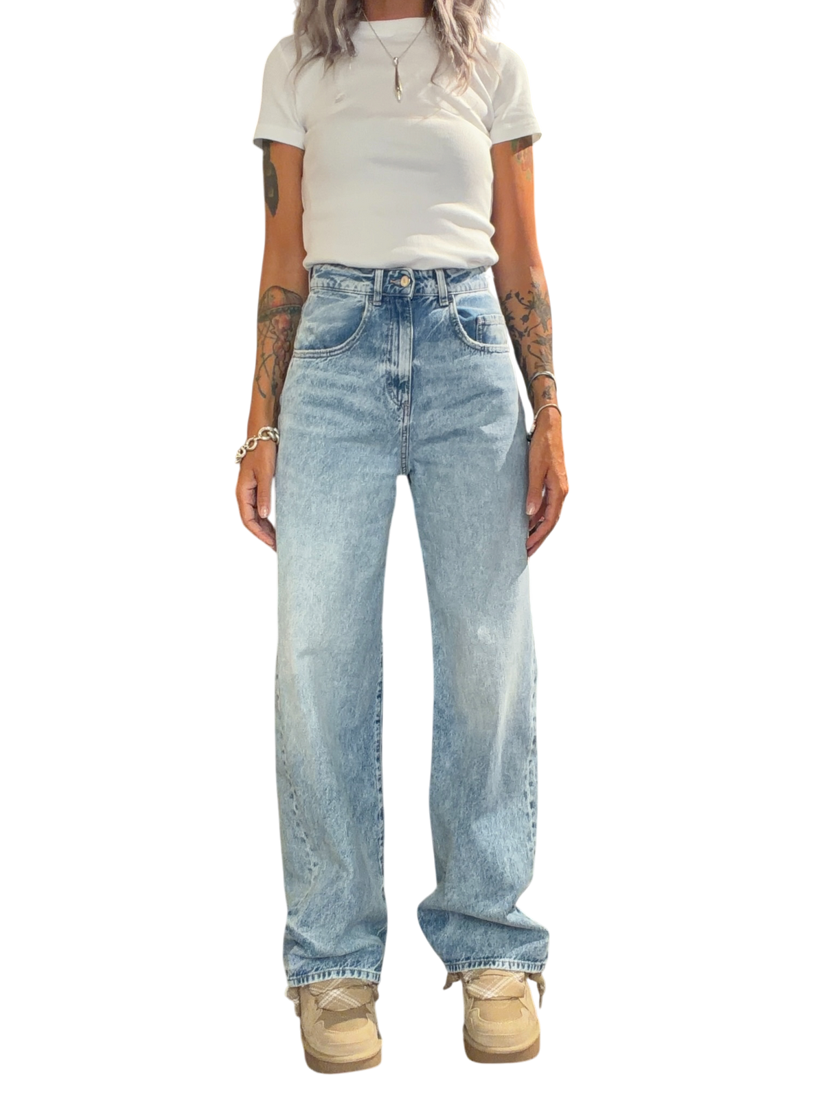 ICON DENIM Jeans Wide Leg POPPY ECO ARID BLUE