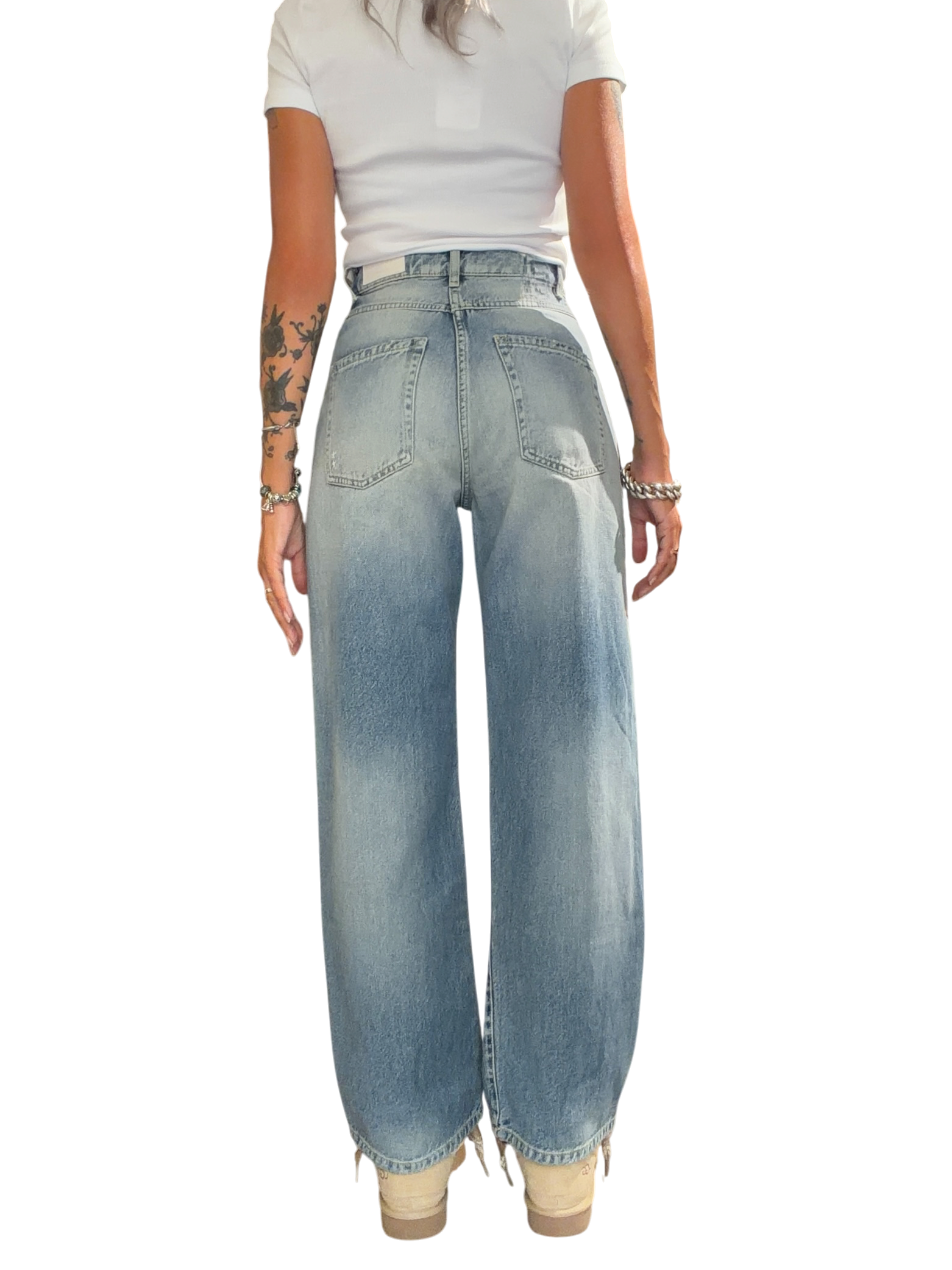 ICON DENIM Jeans Wide Leg POPPY VINTAGE BLUE