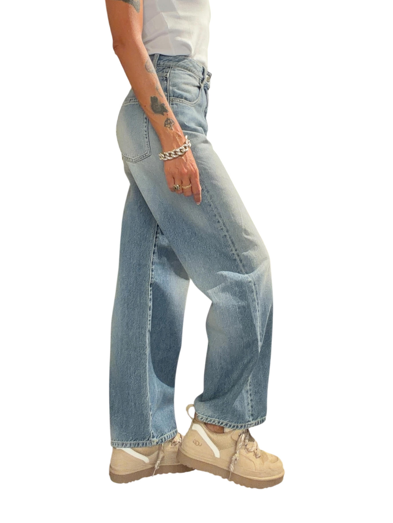 ICON DENIM Jeans Wide Leg POPPY VINTAGE BLUE