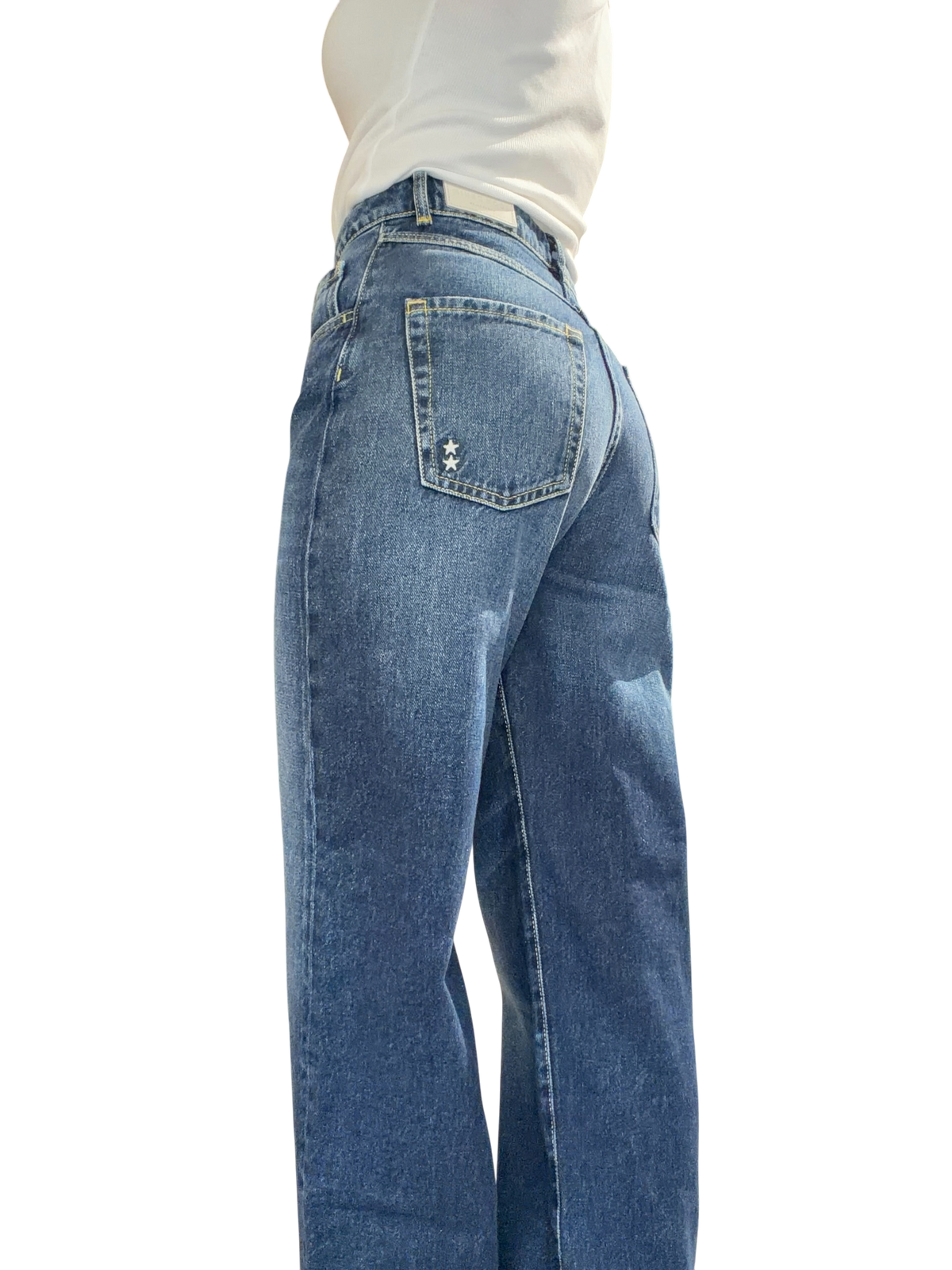 ICON DENIM Jeans Wide Leg POPPY DEEP BLUE