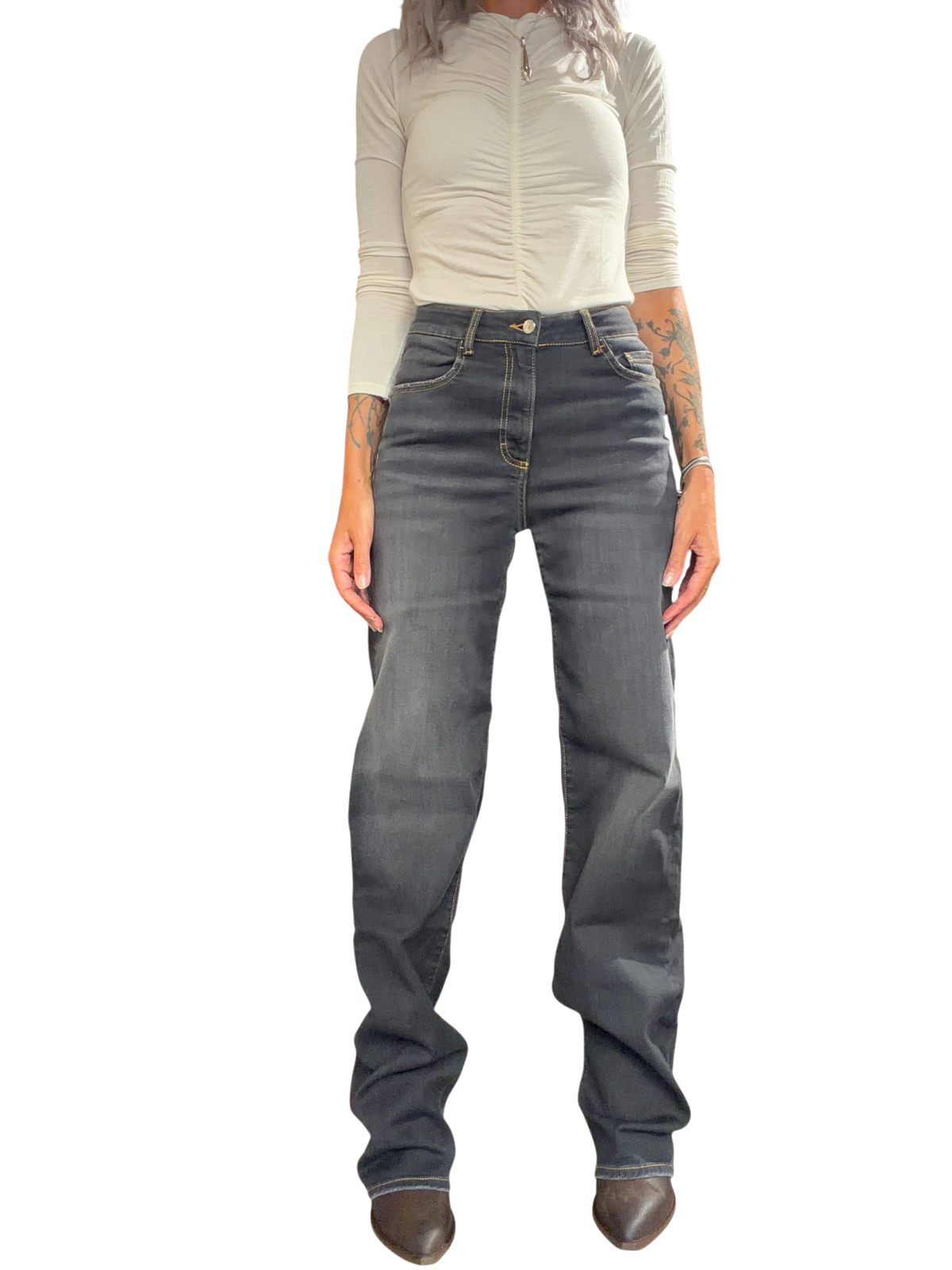 ICON DENIM Jeans Mom JOIA NOIR