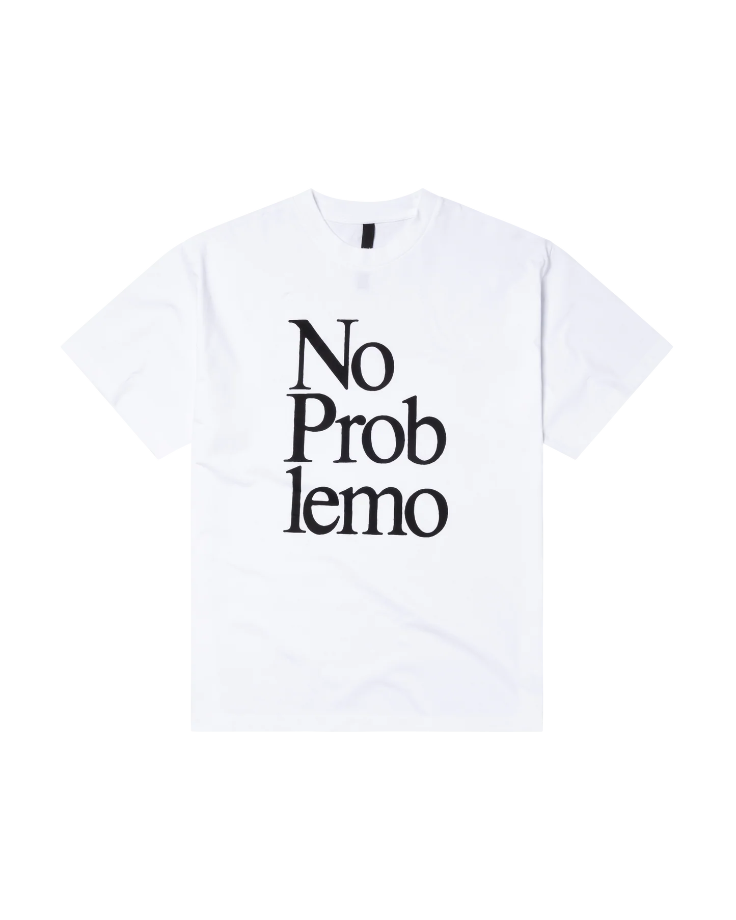 Maglietta NO PROBLEMO Wrapped White