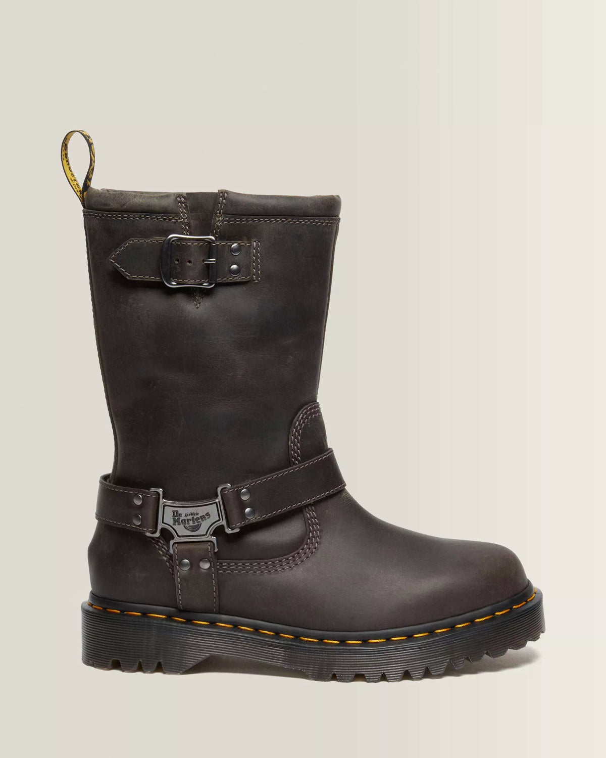 DR MARTENS Stivali Biker ANISTONE Charcoal Grey