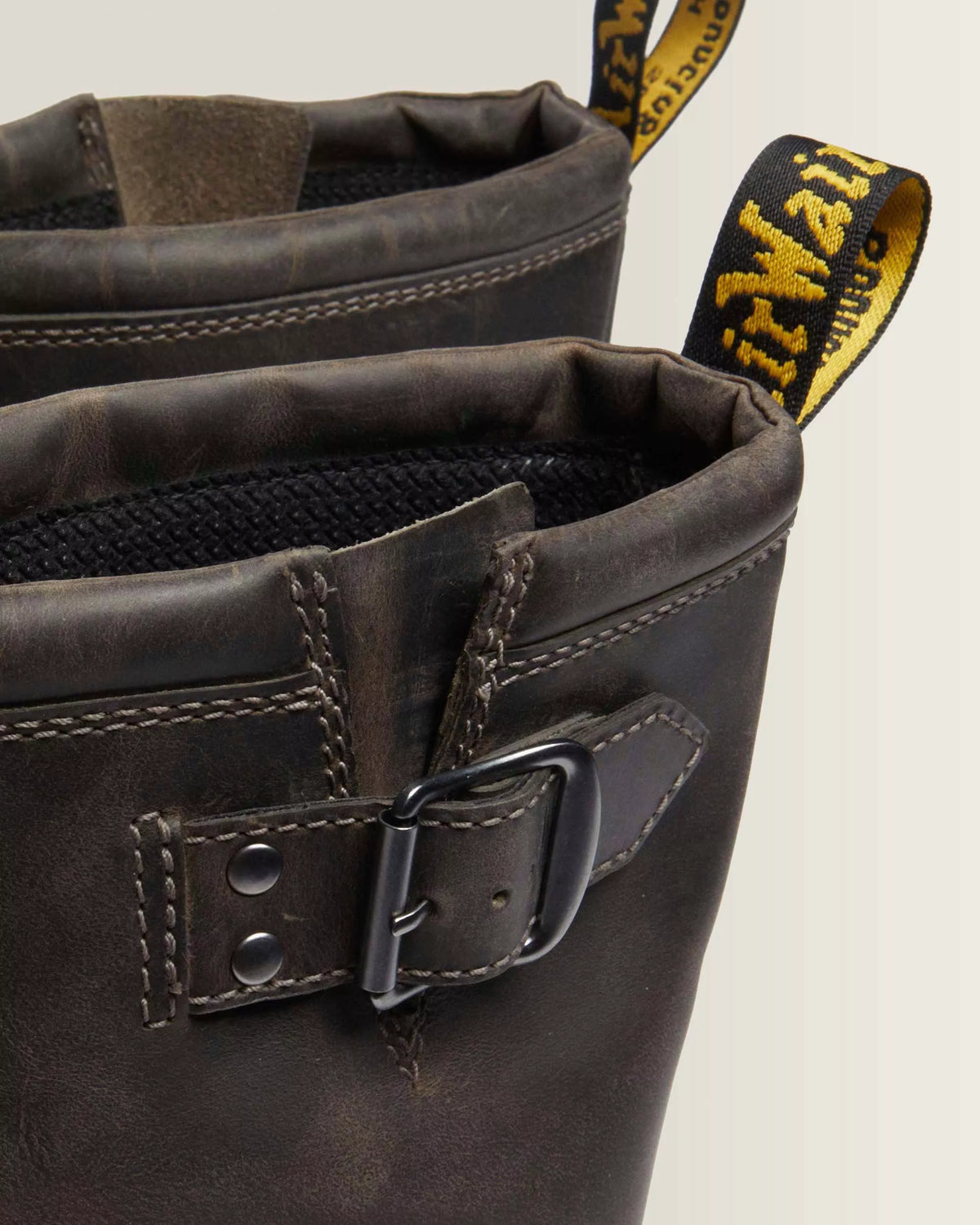 DR MARTENS Stivali Biker ANISTONE Charcoal Grey