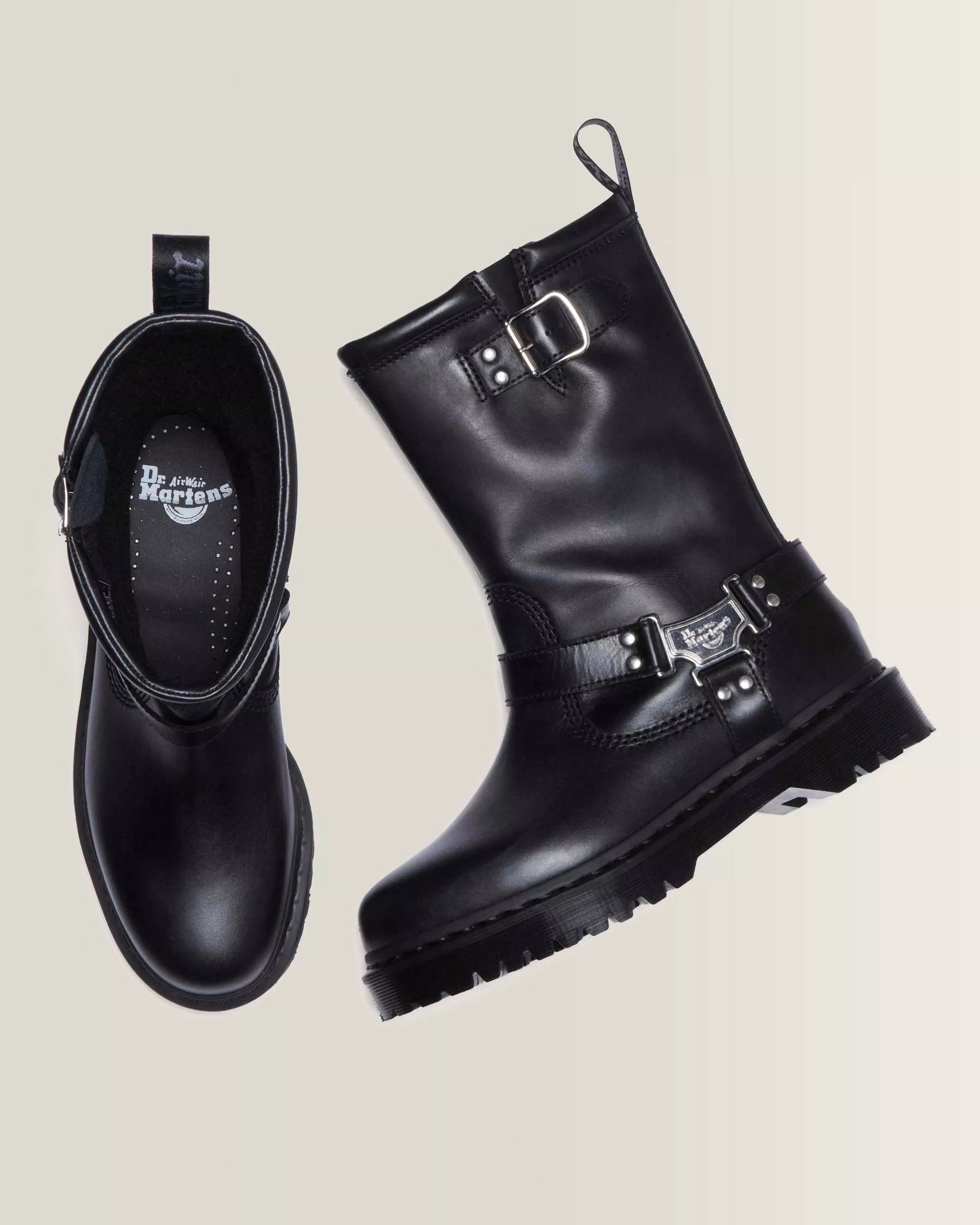 DR MARTENS Stivali Biker ANISTONE Black