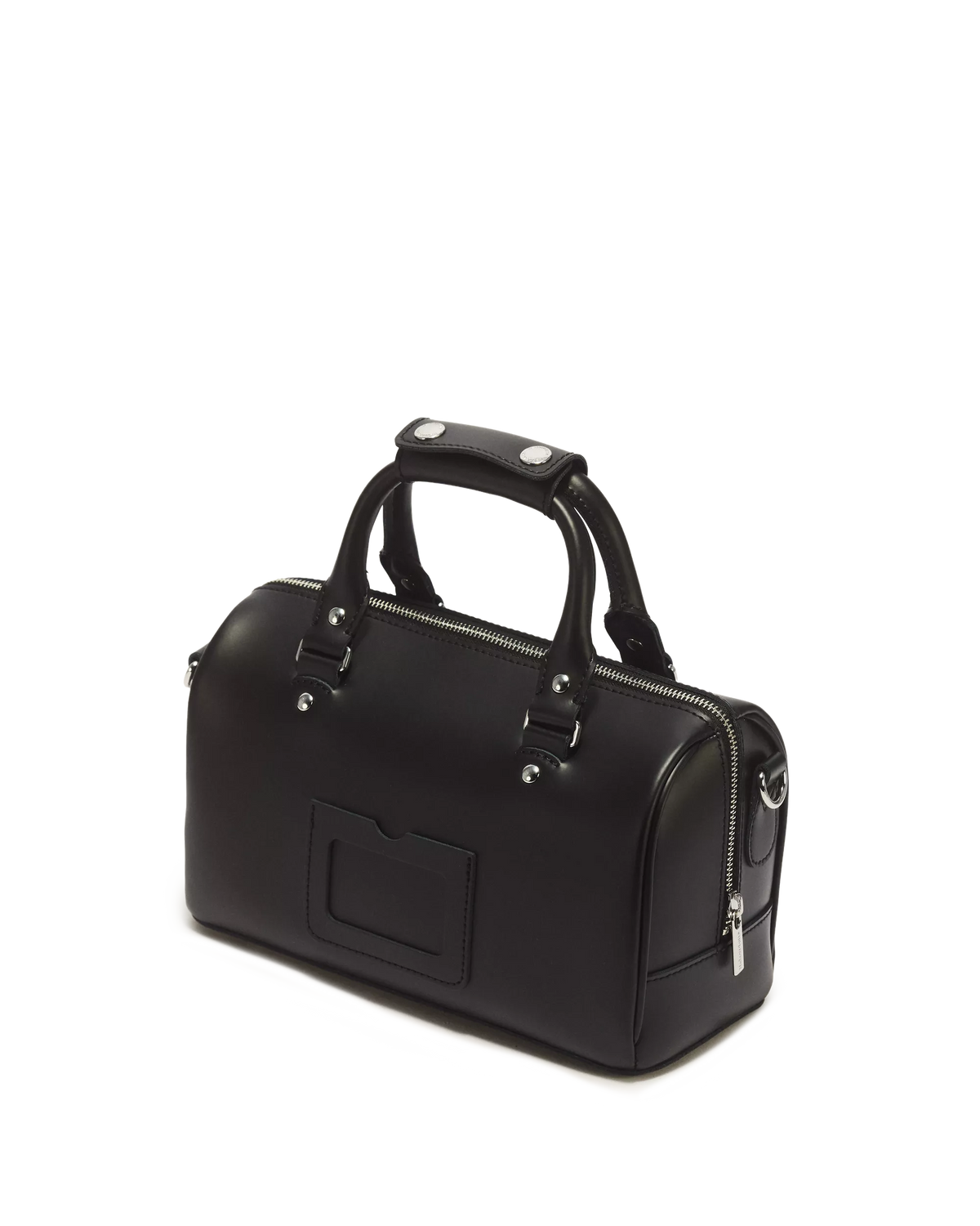 DR MARTENS Borsa con manici in pelle Kiev BLACK