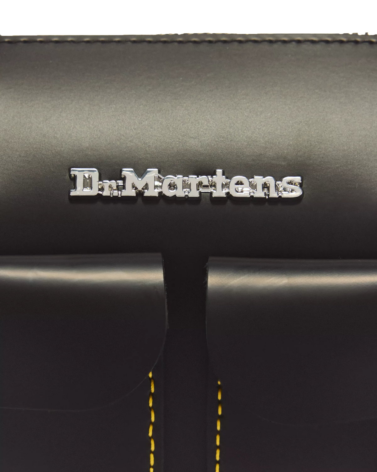 DR MARTENS Borsa con manici in pelle Kiev BLACK