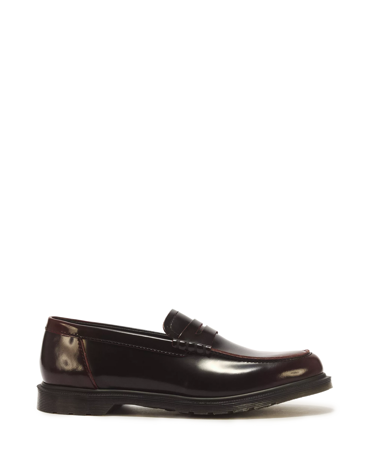 DR MARTENS Mocassini MAYFARE in pelle rub off Cherry Red