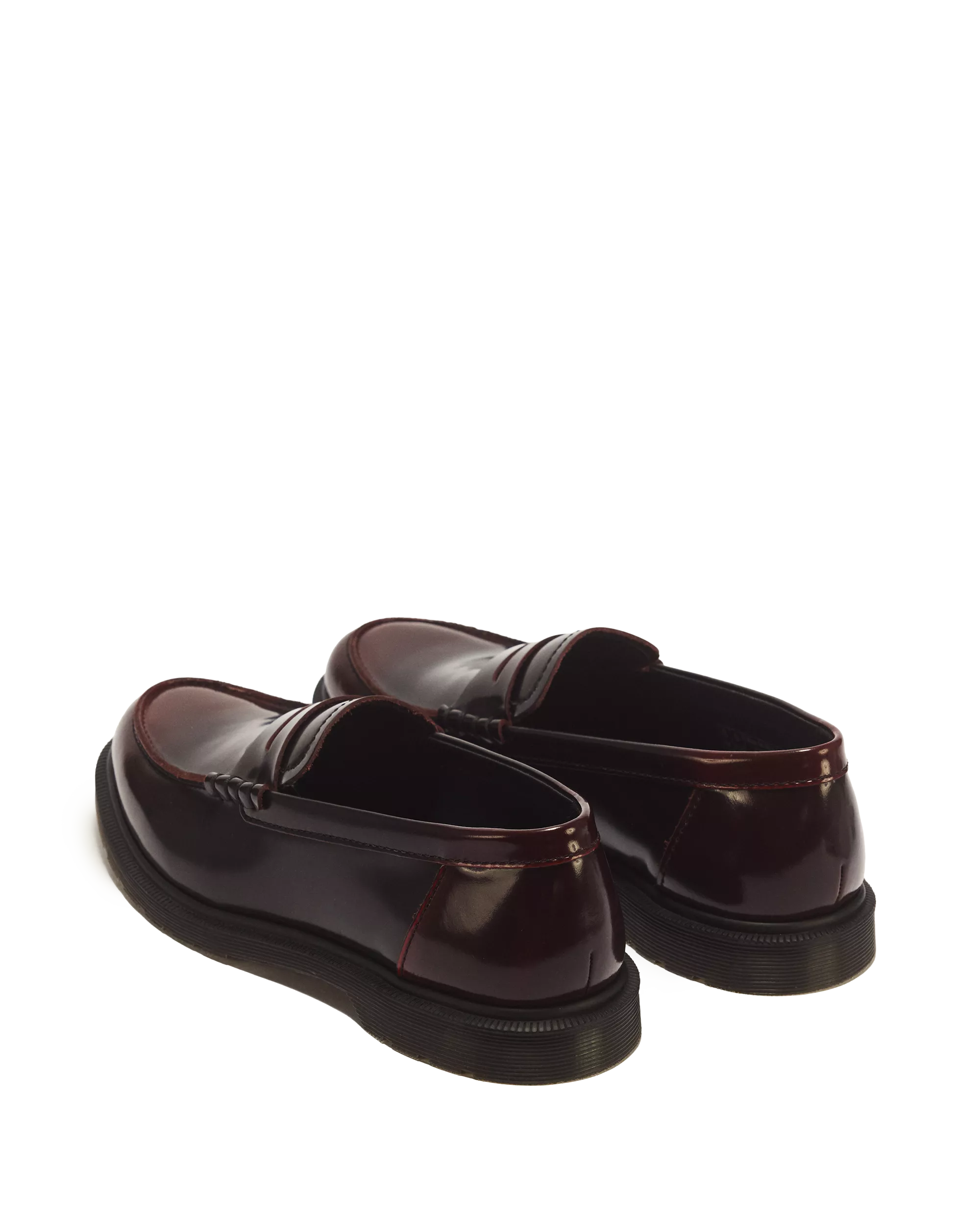 DR MARTENS Mocassini MAYFARE in pelle rub off Cherry Red