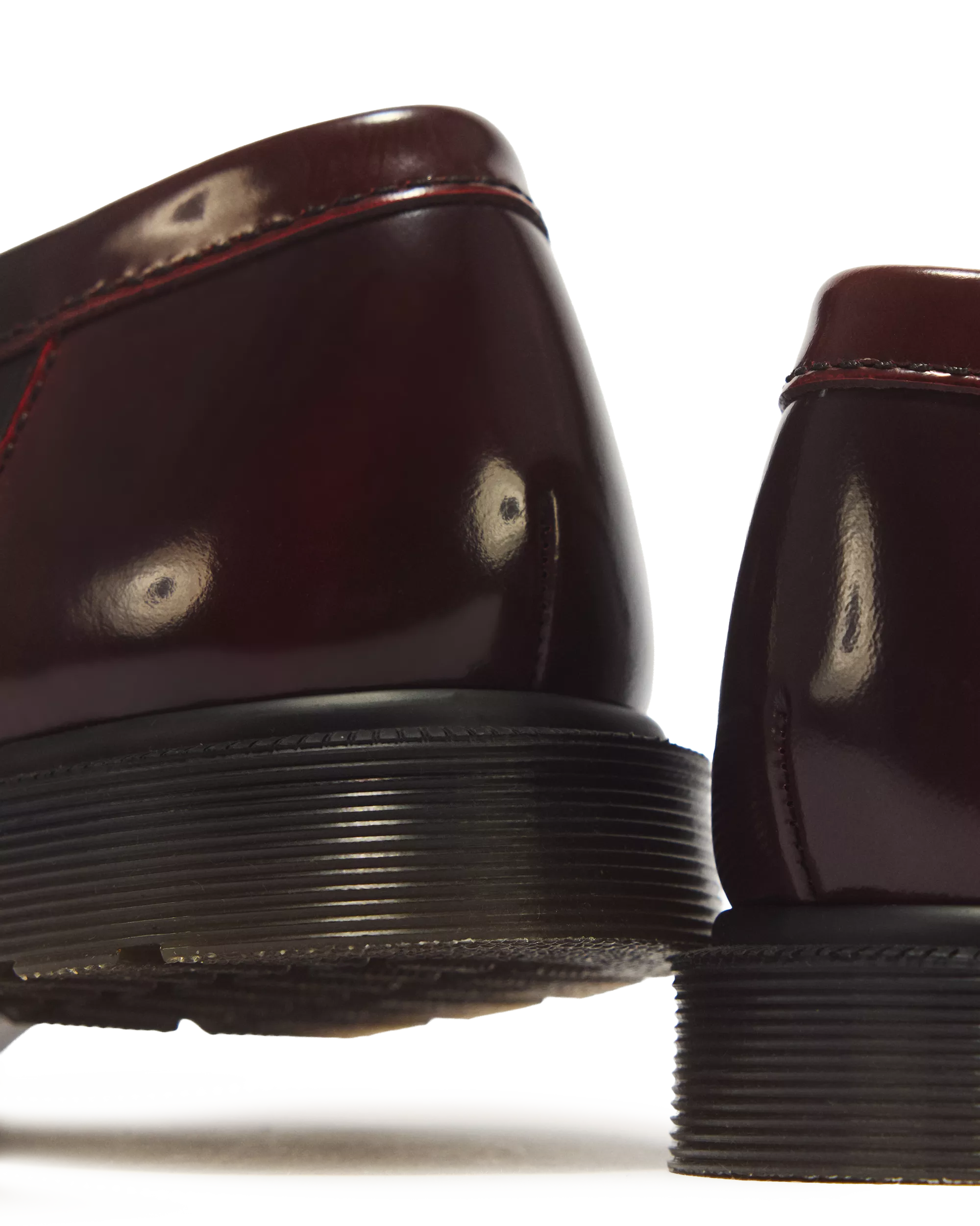 DR MARTENS Mocassini MAYFARE in pelle rub off Cherry Red