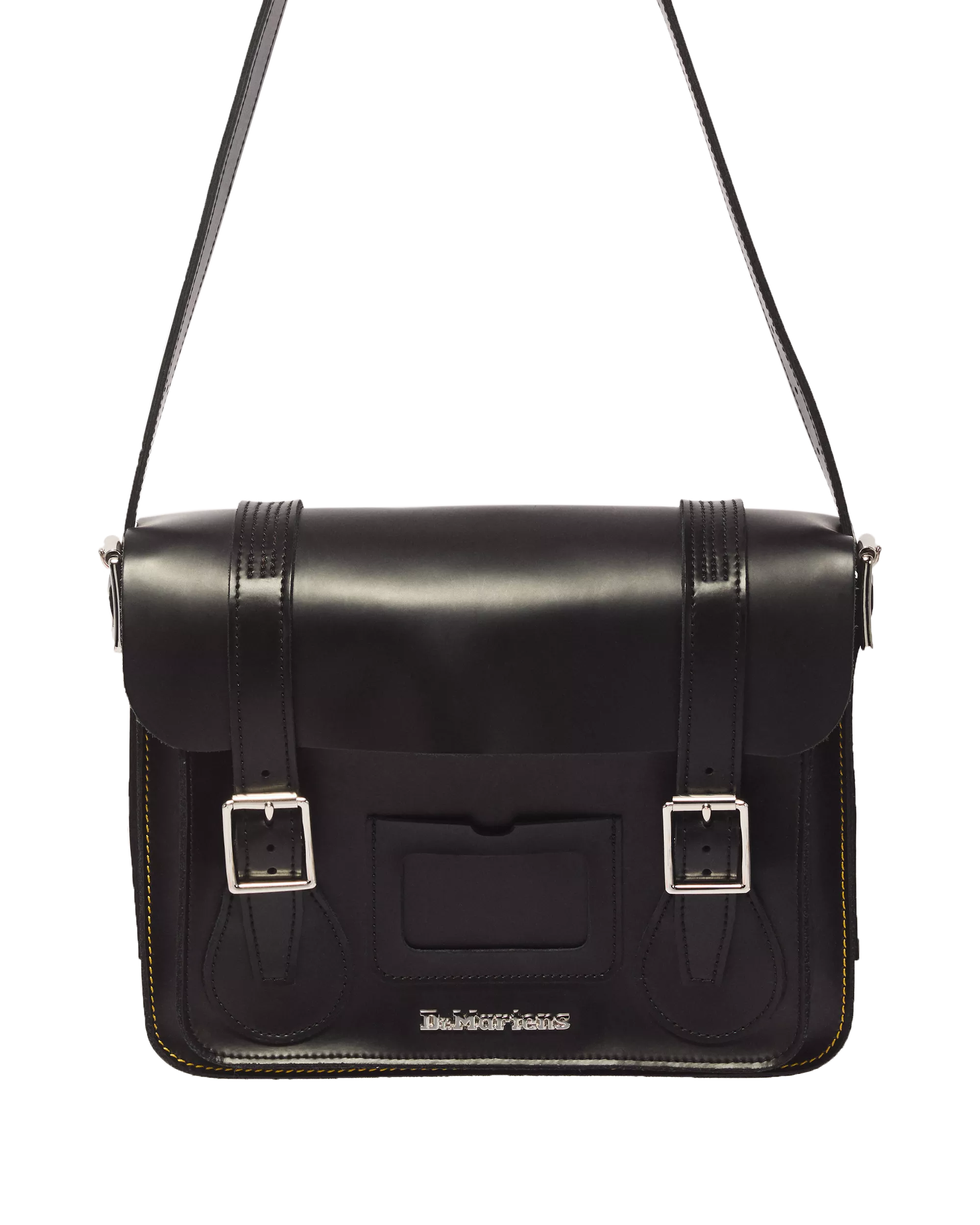 DR MARTENS Borsa a tracolla in pelle Kiev BLACK