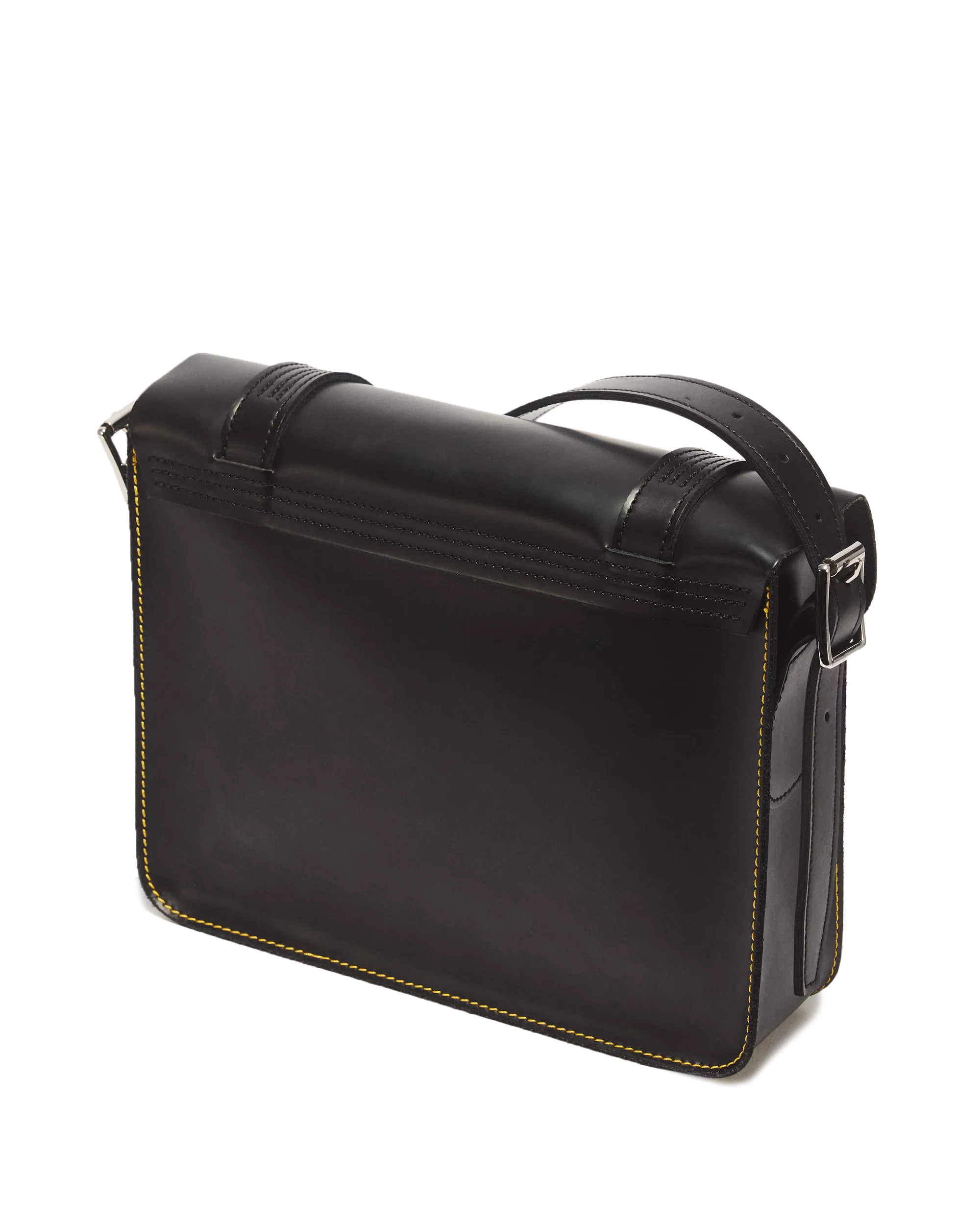 DR MARTENS Borsa a tracolla in pelle Kiev BLACK