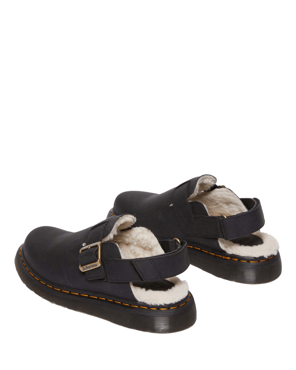 MULES DR MARTENS JORGE II FODERATI IN PELLICCIA SINTETICA 