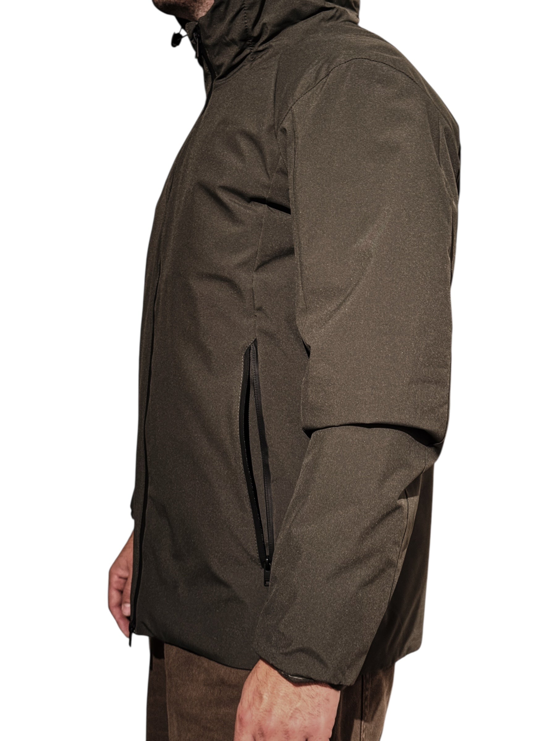 HAMAKI-HO Giacca imbottita con cappuccio VERDE