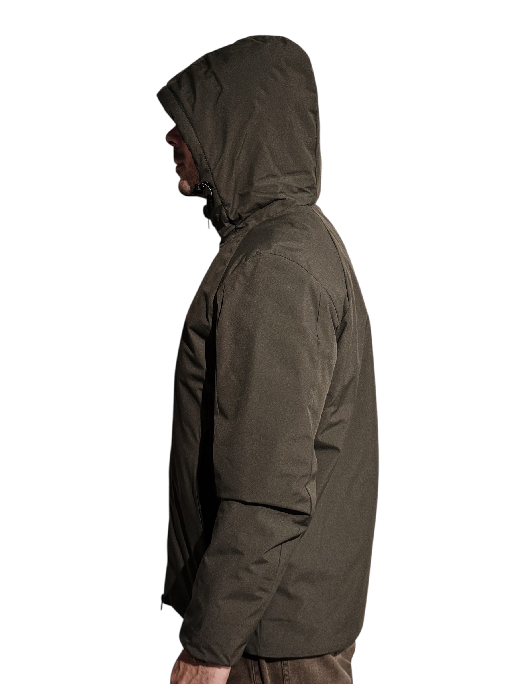 HAMAKI-HO Giacca imbottita con cappuccio VERDE