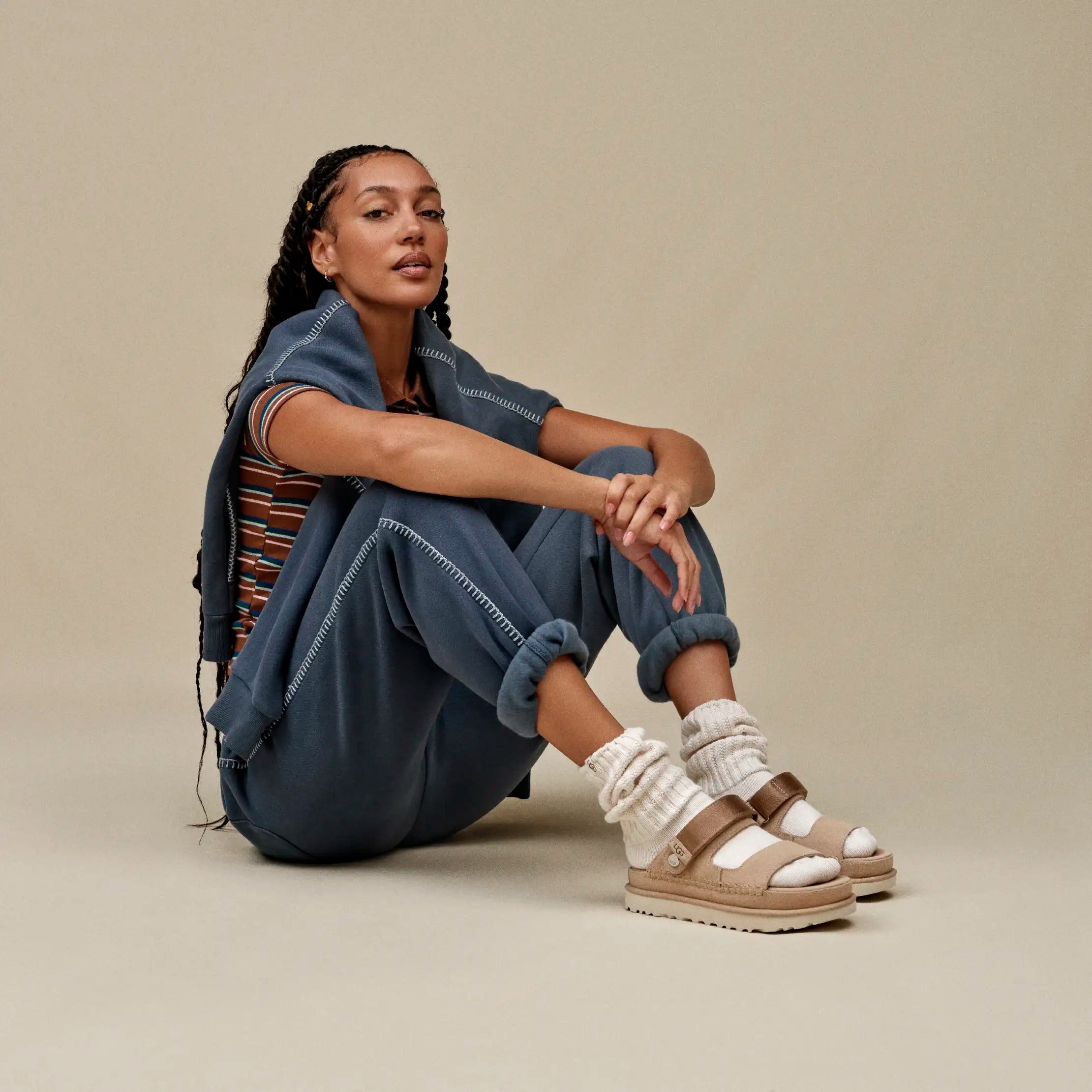 UGG Sandali Donna Goldenstar Glide Sand