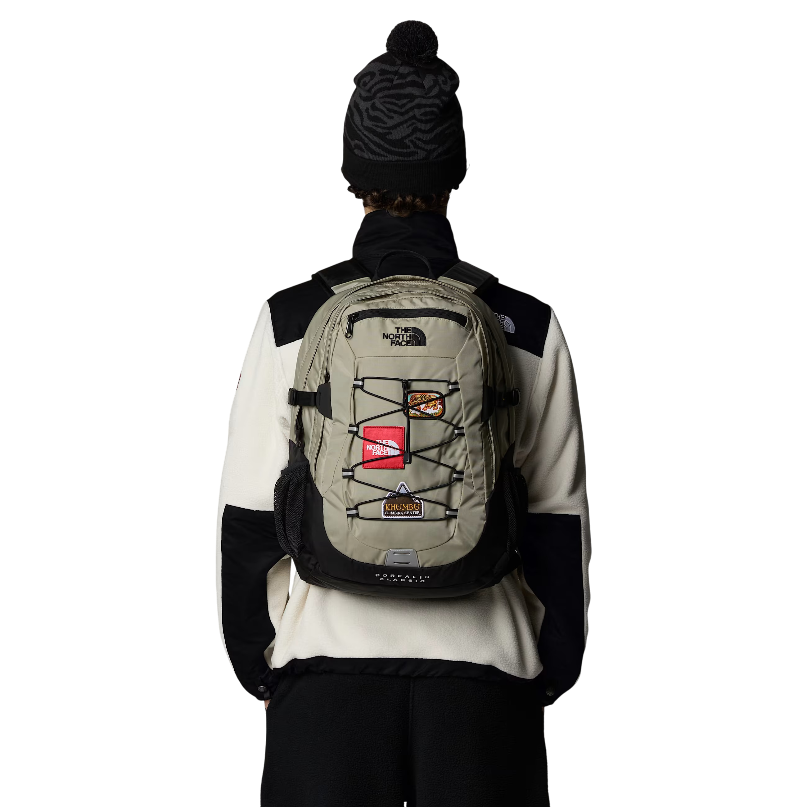 THE NORTH FACE Zaino Borealis Classic Clay Grey-TNF Black