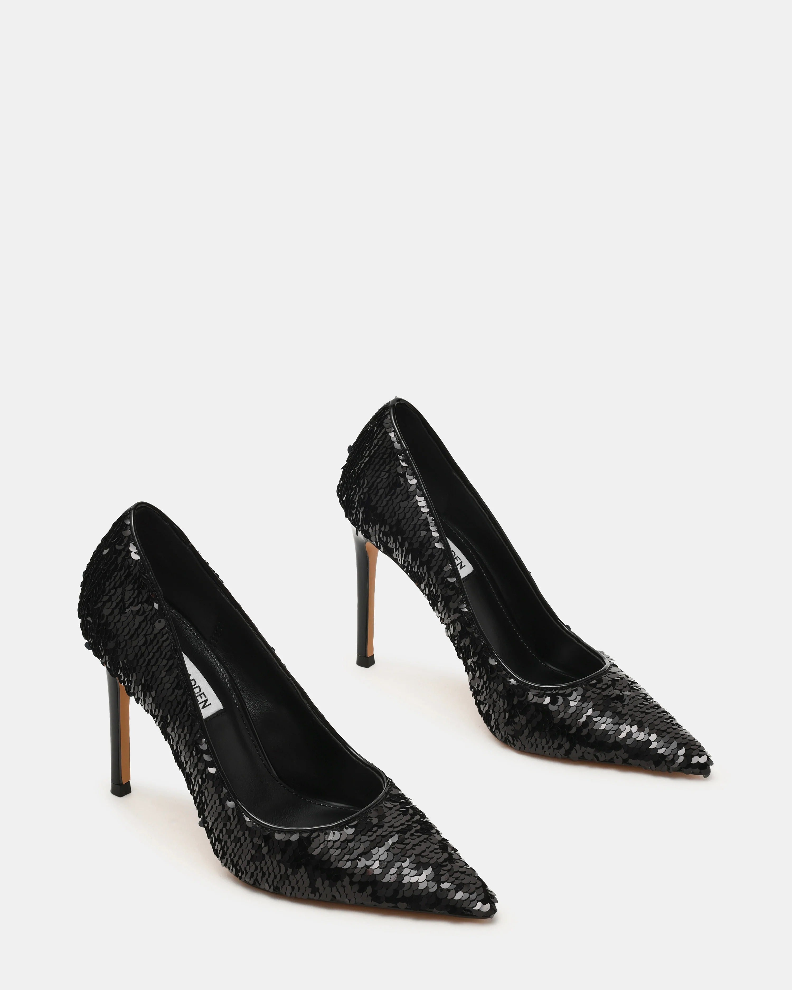 STEVE MADDEN Thrive sequins Décolleté Nero