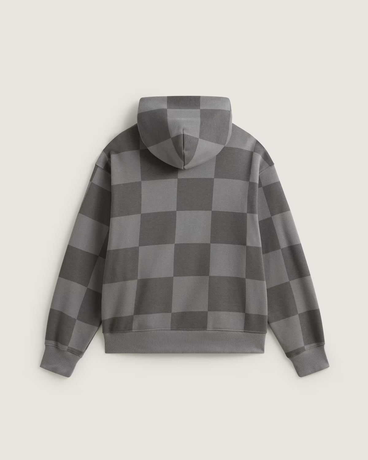 VANS FELPA con cappuccio Stretch Logo Checkerboard Grey