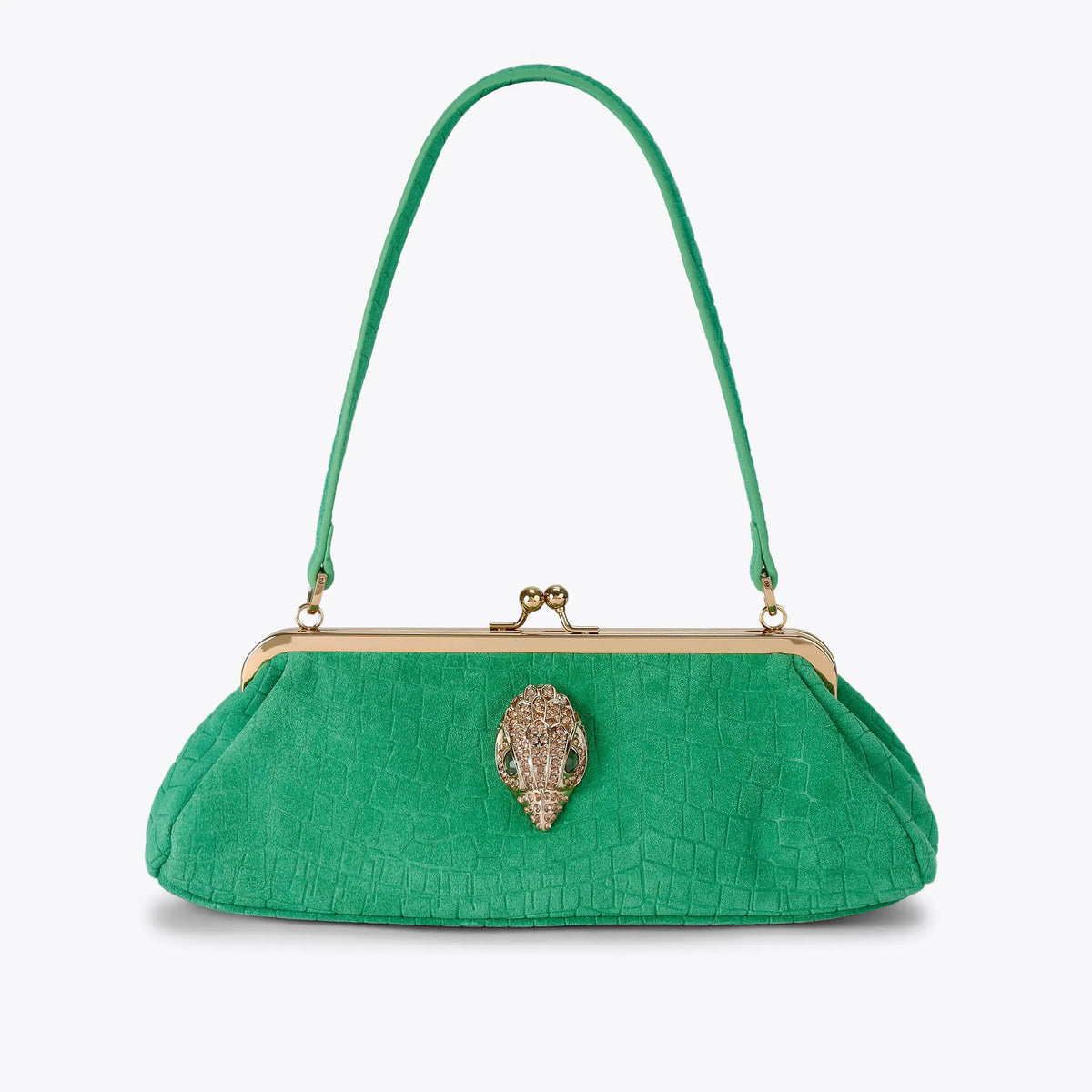 KURT GEIGER Kensington Frame Bag Green